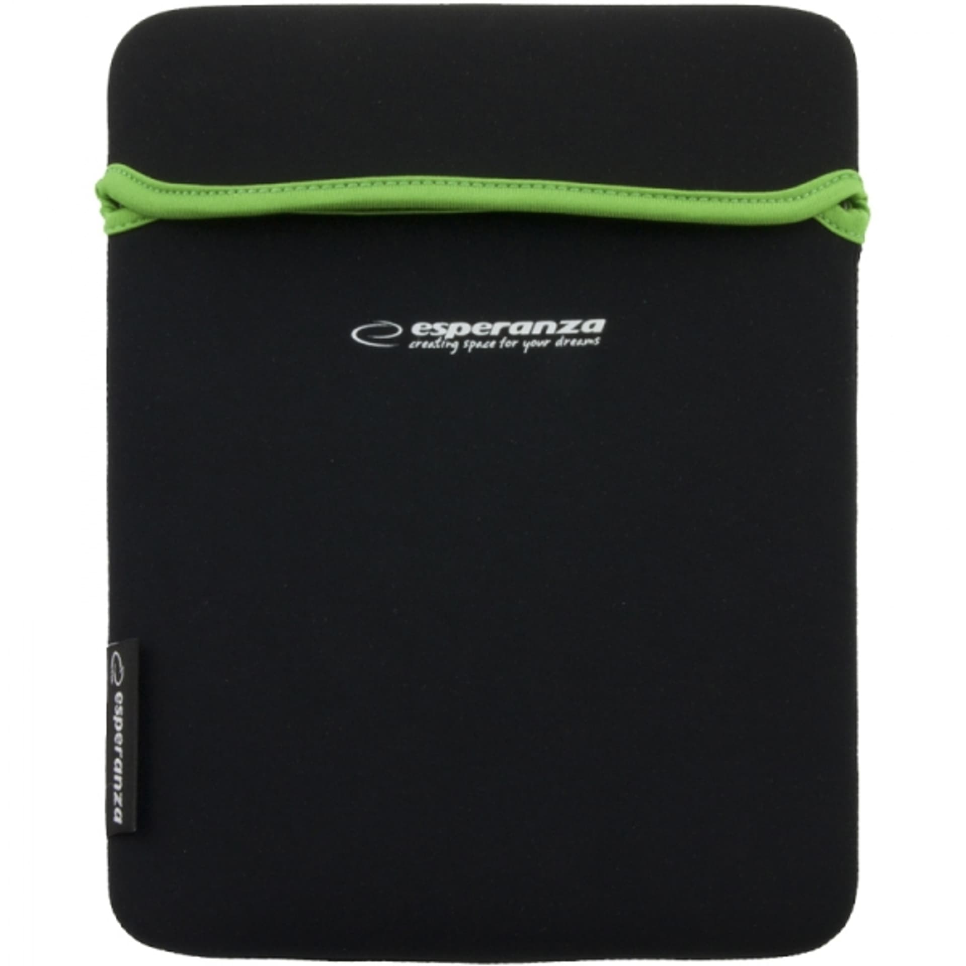 

ET172G Etui neopren na tablet 9.7" czarno - zielone Esperanza