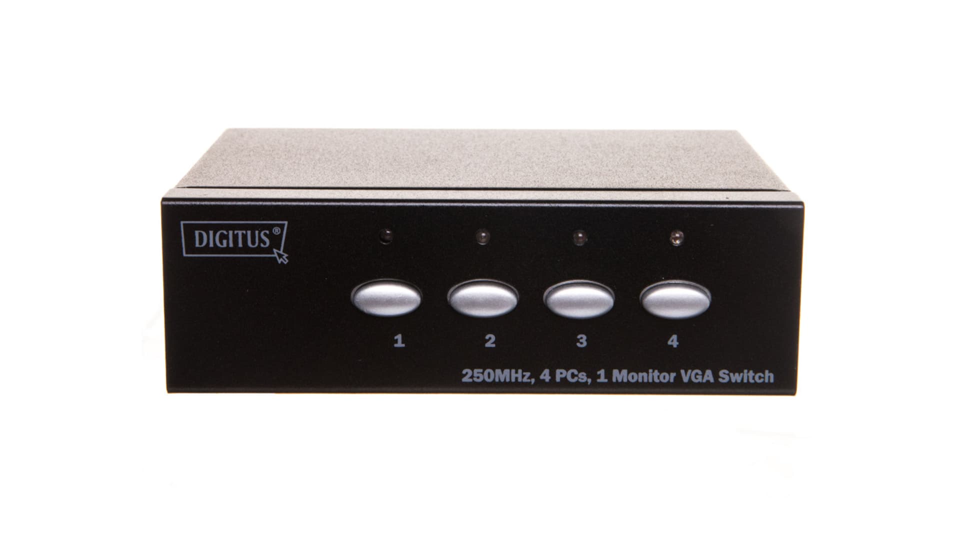 

Przełącznik/Switch VGA 250MHz, 1280x1024p, 1/4-portowy DS-45100-1