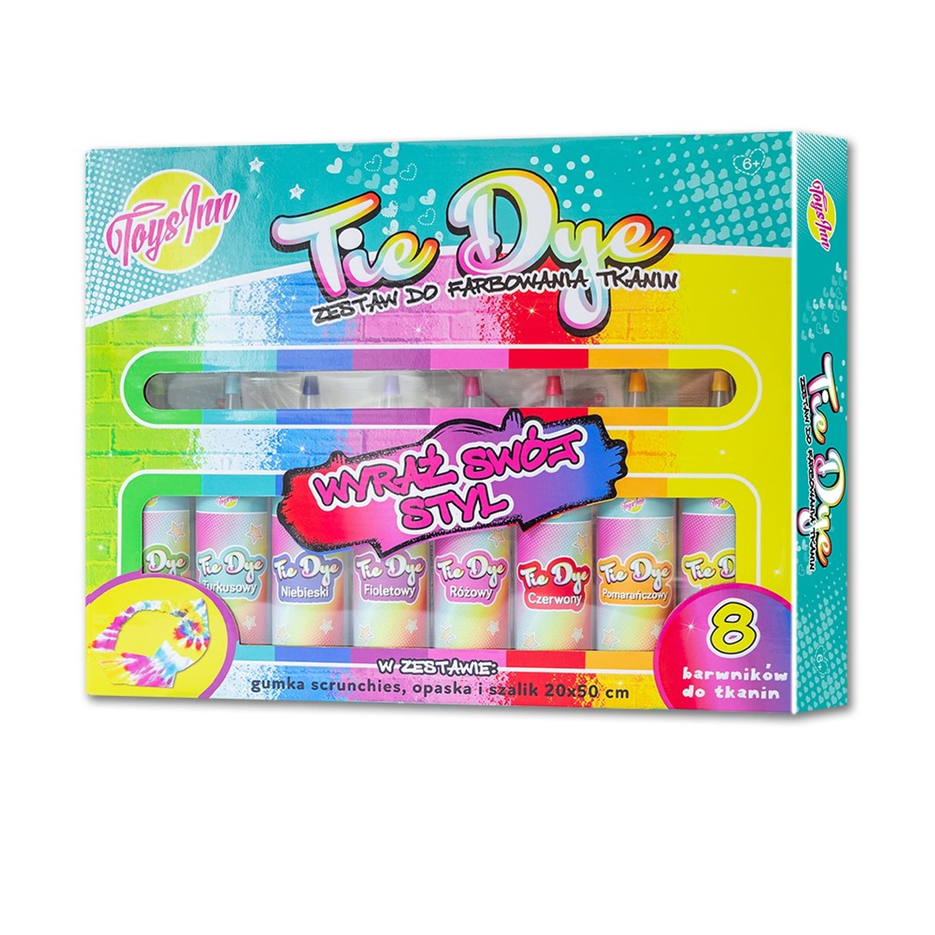 

Zestaw Tie dye duży 8 kolorów