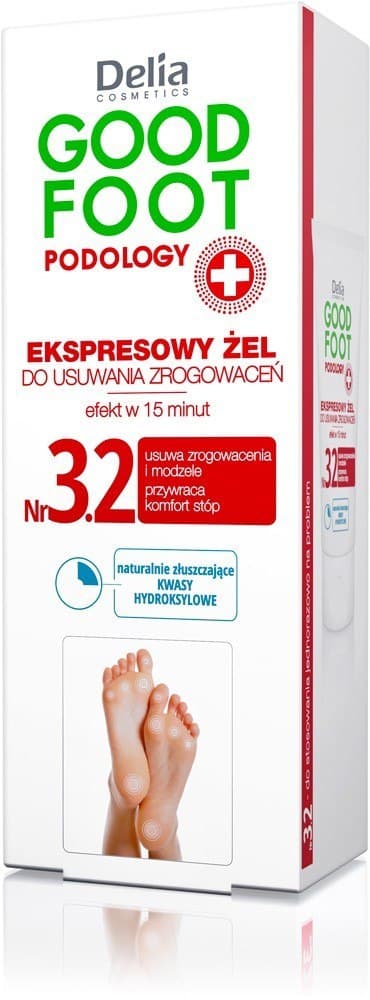 

Delia Cosmetics Good Foot Podology Nr 3.2 Ekspresowy żel do usuwania zrogowaceń 60ml
