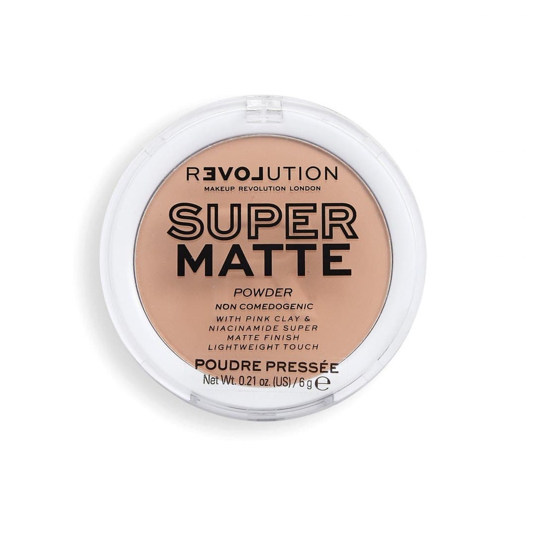 

Makeup Revolution Super Matte Pressed Powder Puder matujący - Beige 6g