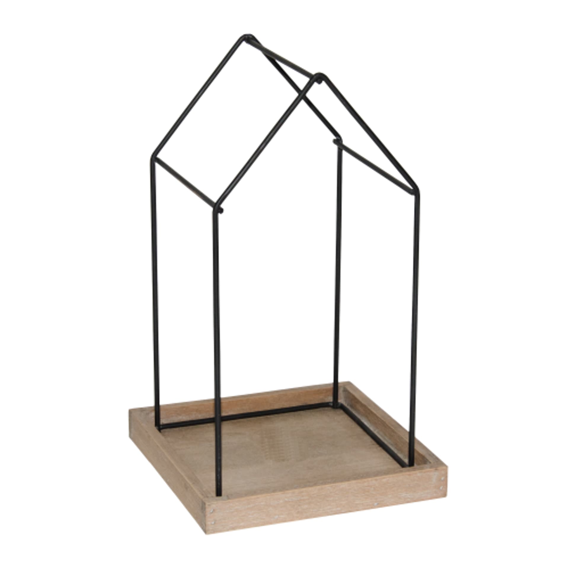 

Druciany domek loft lampion kwietnik, 25 cm