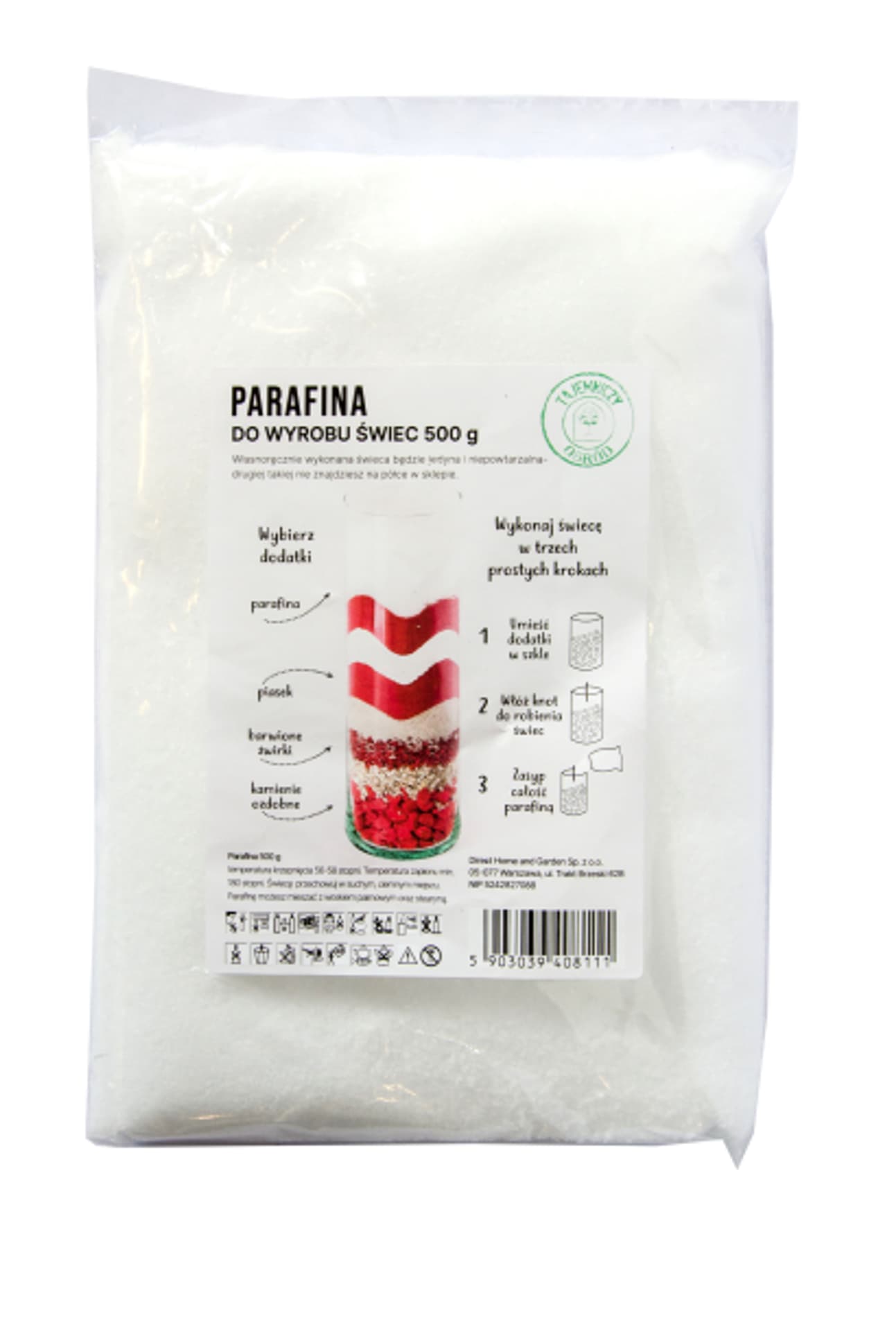 

Parafina do świec 0,5kg