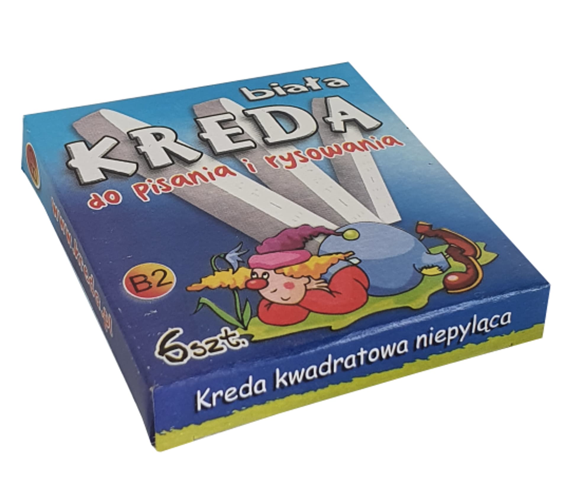 

Kreda kwadratowa biała 6szt