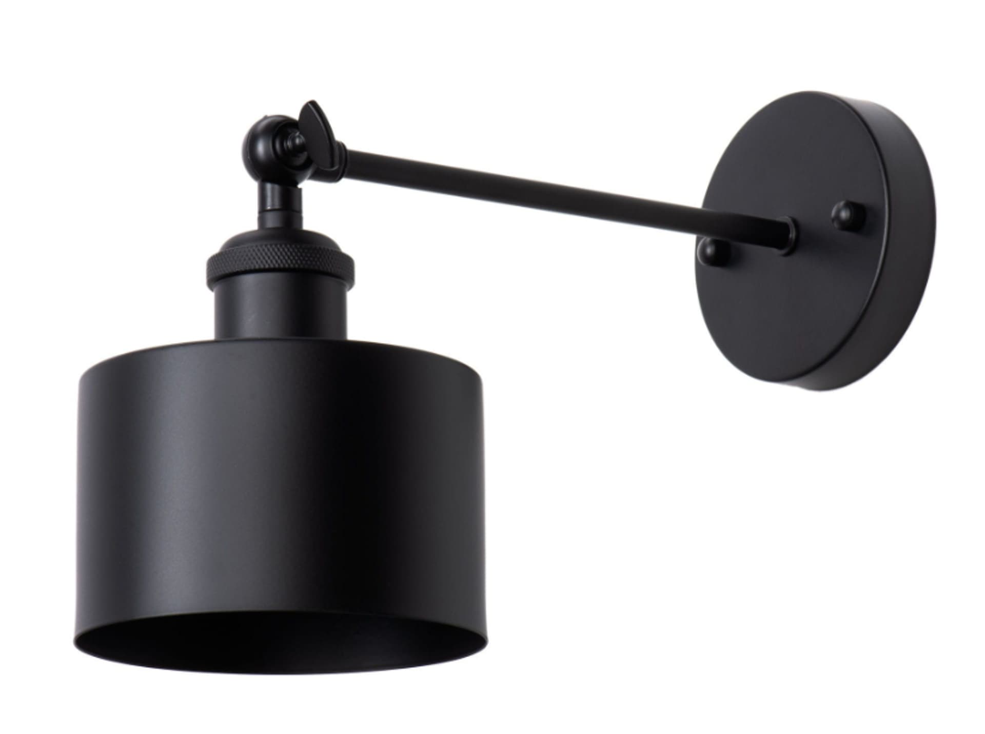 

Kinkiet regulowany kubełkowy loft BLACK