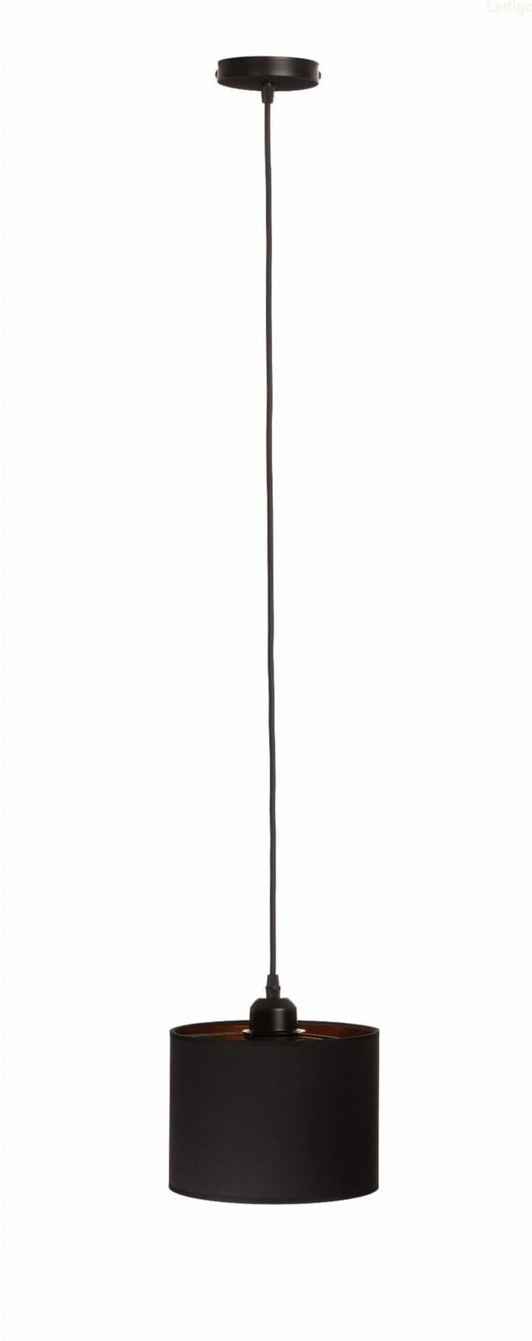 

Lampa wisząca z abażurem Oro czarna