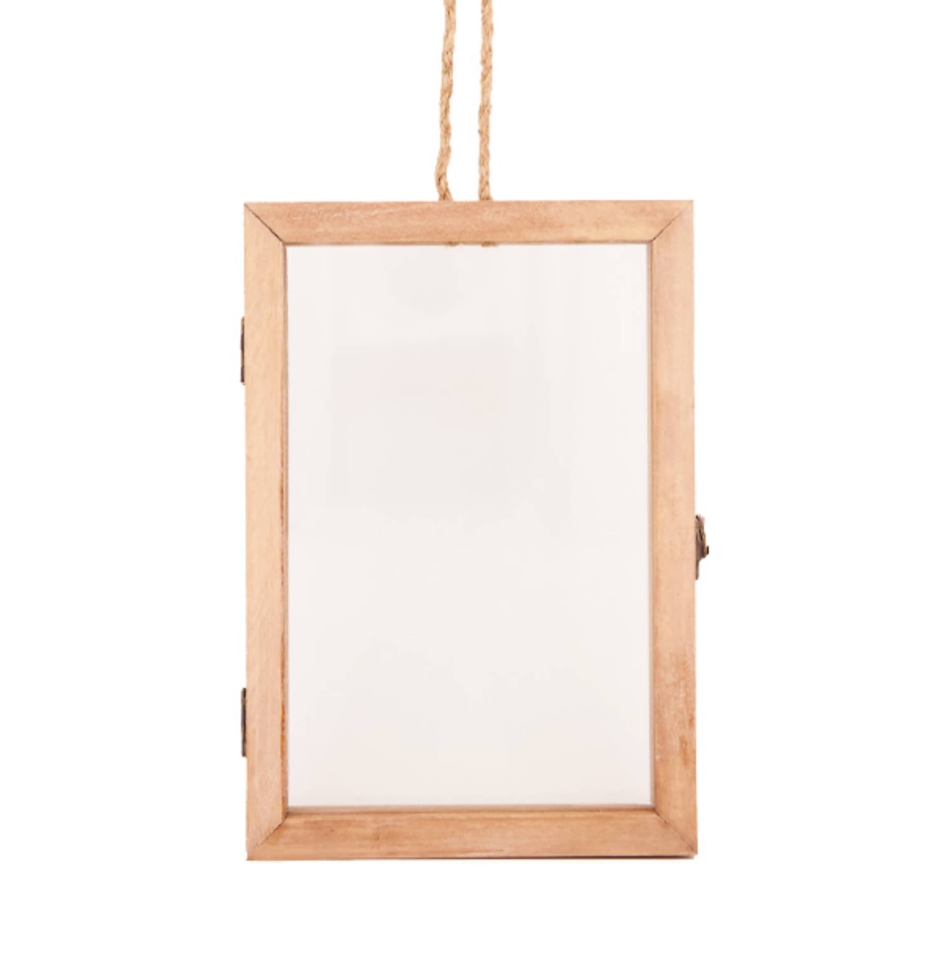 

Drewniana ramka wisząca dwustronna, 29 cm