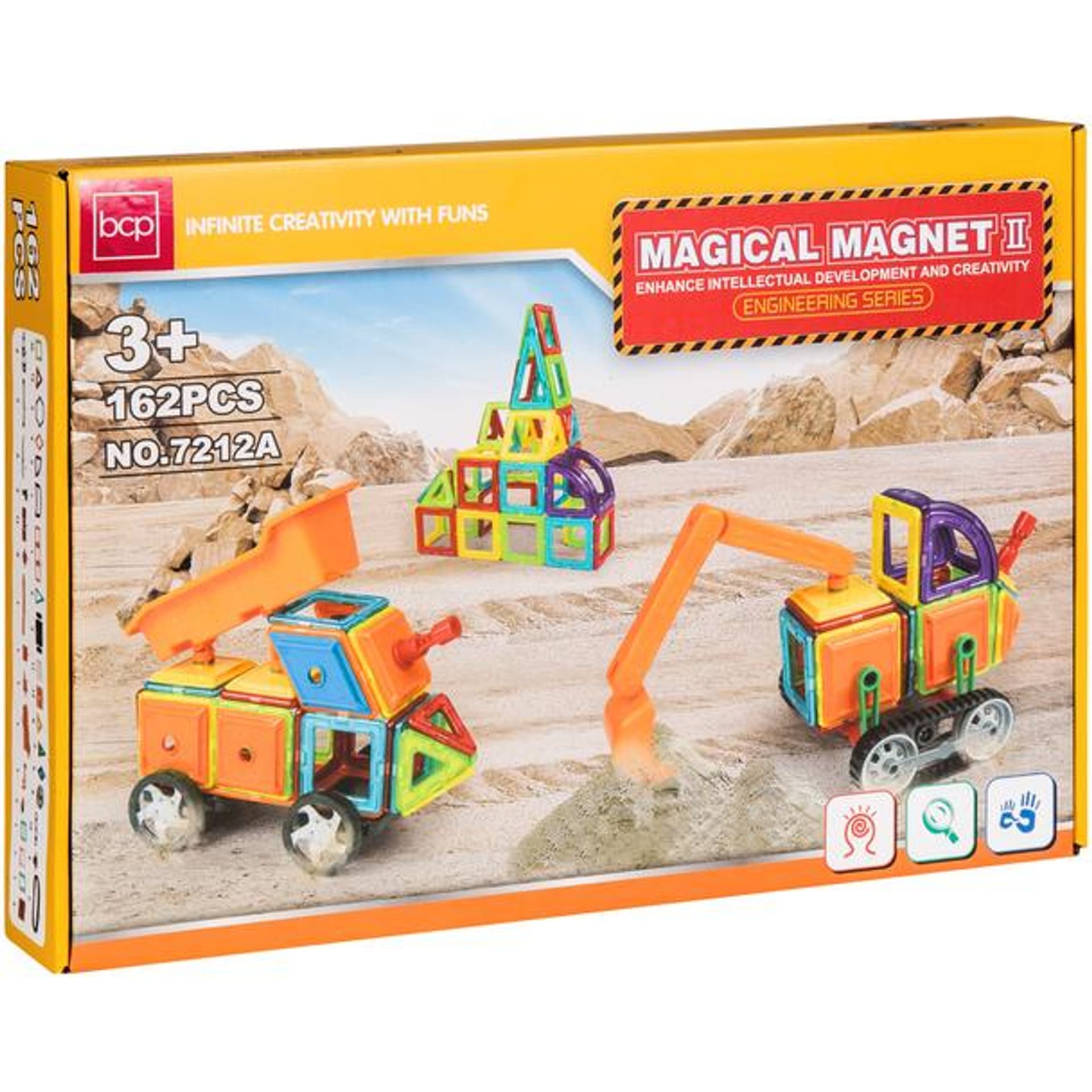

Klocki magnetyczne MAGICAL MAGNET 162SZT 7212A
