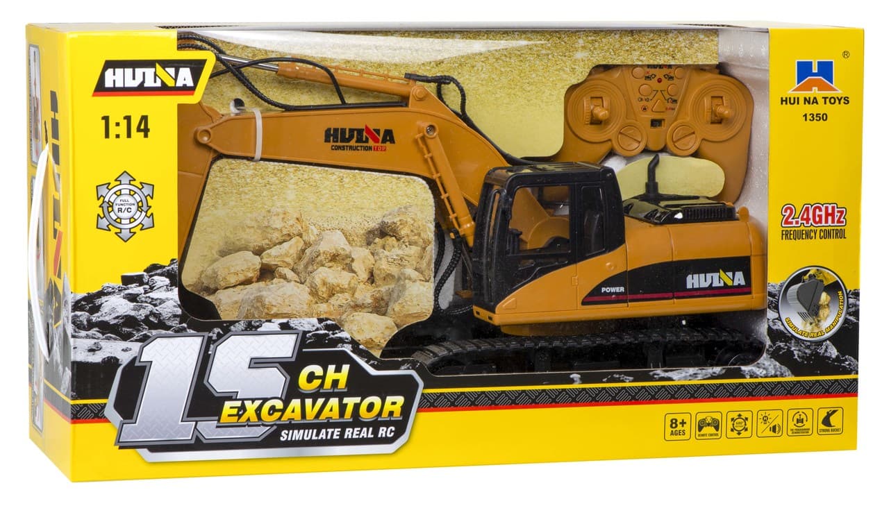 

Koparka RC H-Toys 1550 gąsienice 15CH 2.4Ghz 1:14