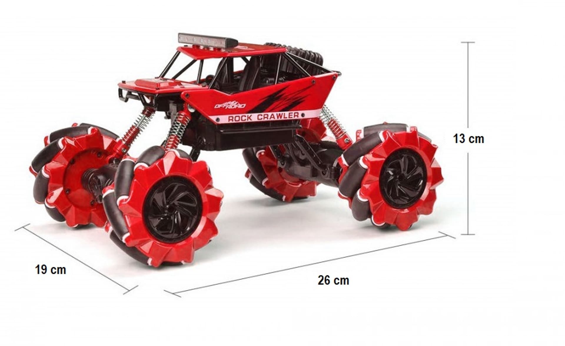 

Samochód zdalnie sterowany na pilota RC NQD Drift Crawler 4WD 1:16 C333 czerwony