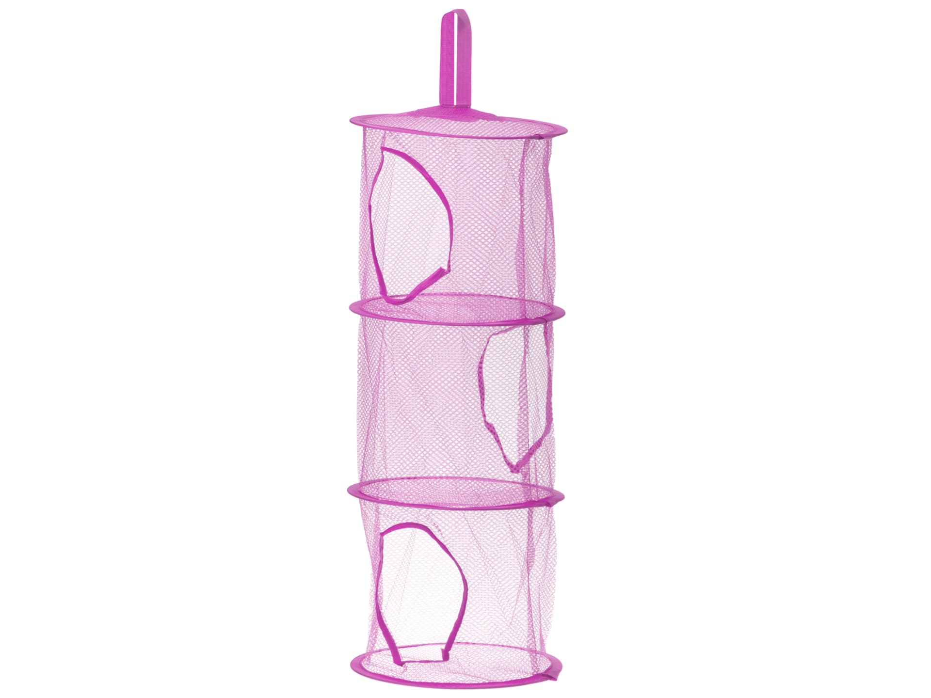 

Organizer pojemnik wiszący półki na zabawki fioletowy