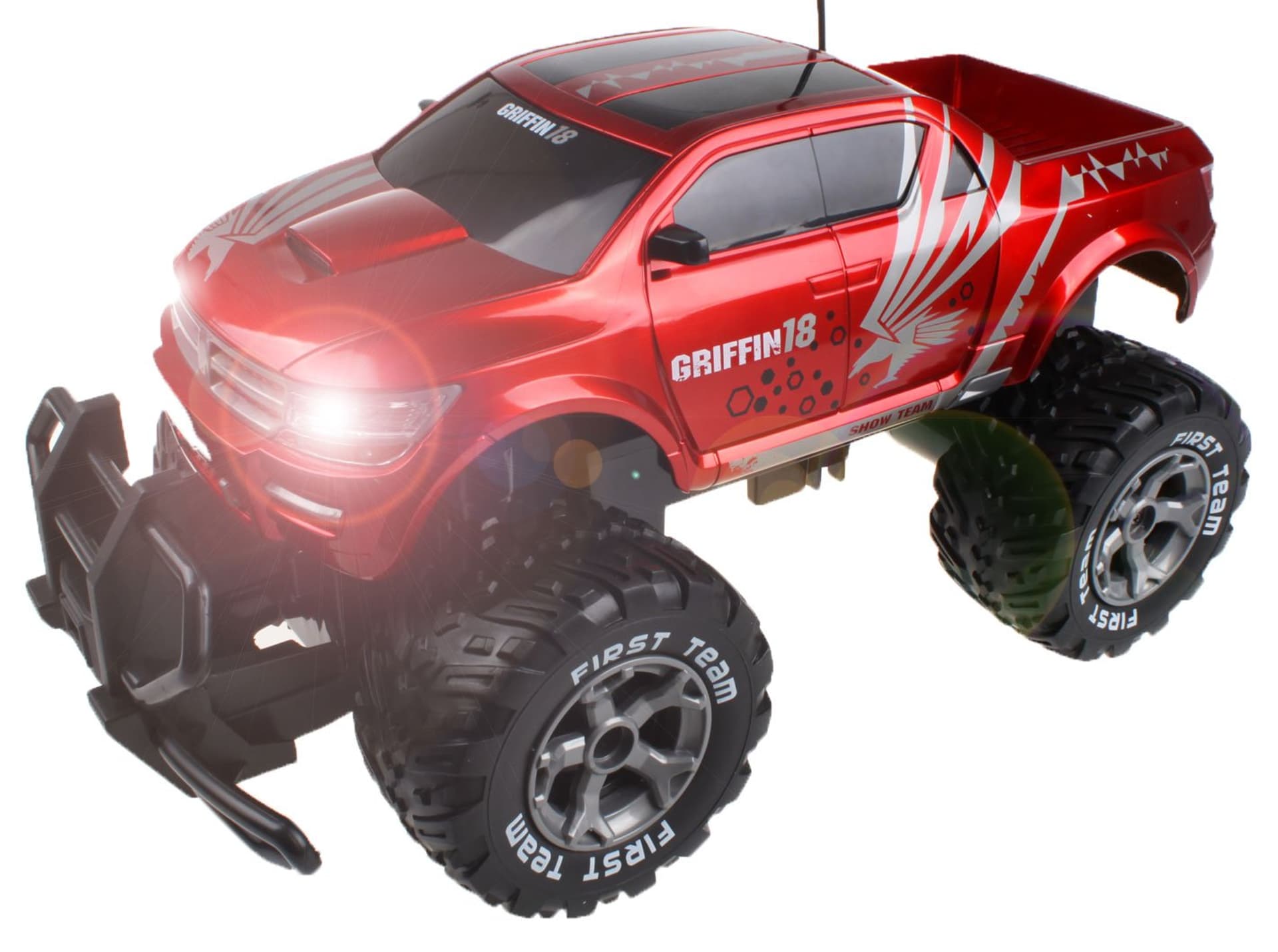 

Samochód zdalnie sterowany na pilota RC WINYEA W3818 Rampage czerwony