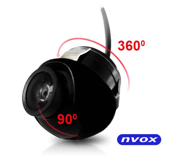 

Samochodowa kamera cofania NTSC obrotowa o 360 stopni... (NVOX CM360 NTSC)
