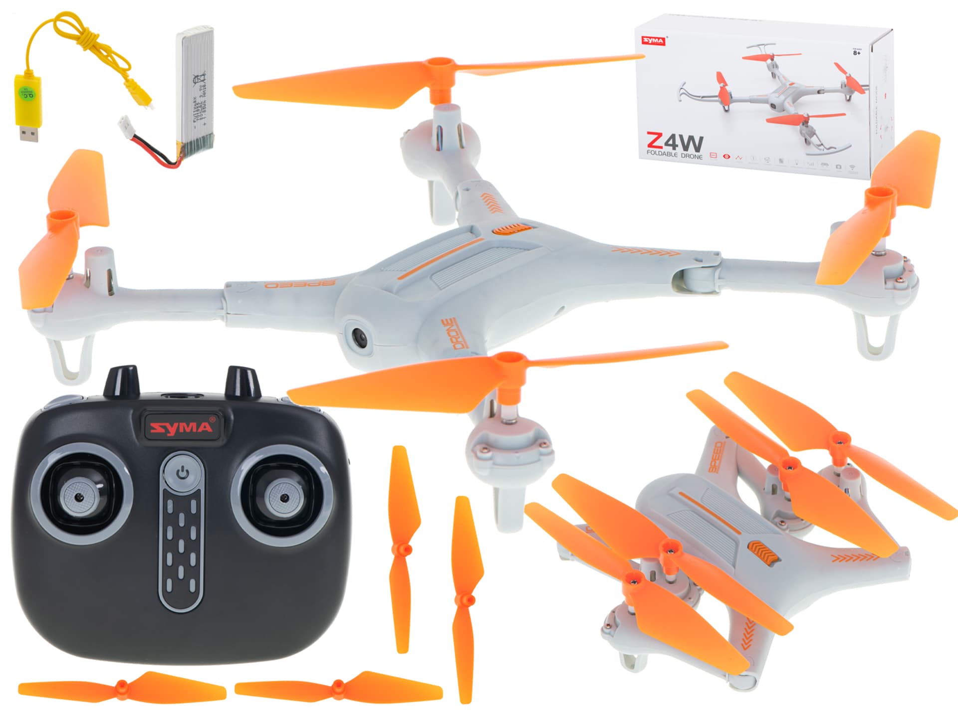 

Dron na pilota zdalnie sterowany RC SYMA Z4W kamera 480P WIFI