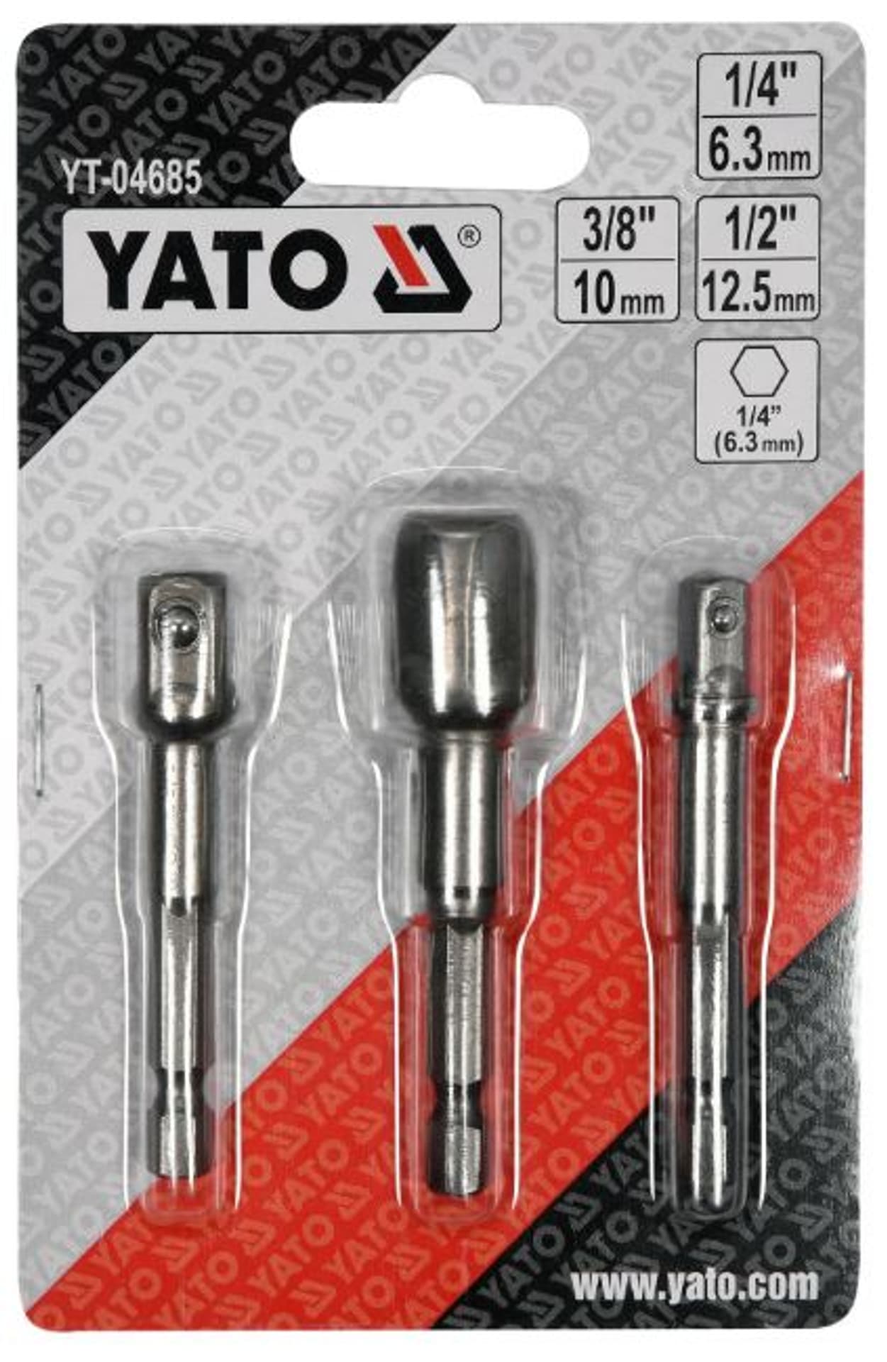 

ADAPTER HEX DO NASADEK 1/4'', 3/8'', 1/2''