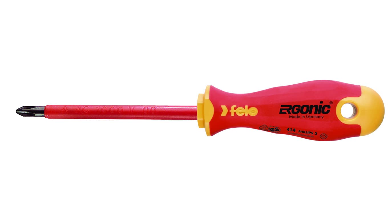 

Wkrętak krzyżowy PH2 izolowany 1000V Ergonic 400 VDE 41420390