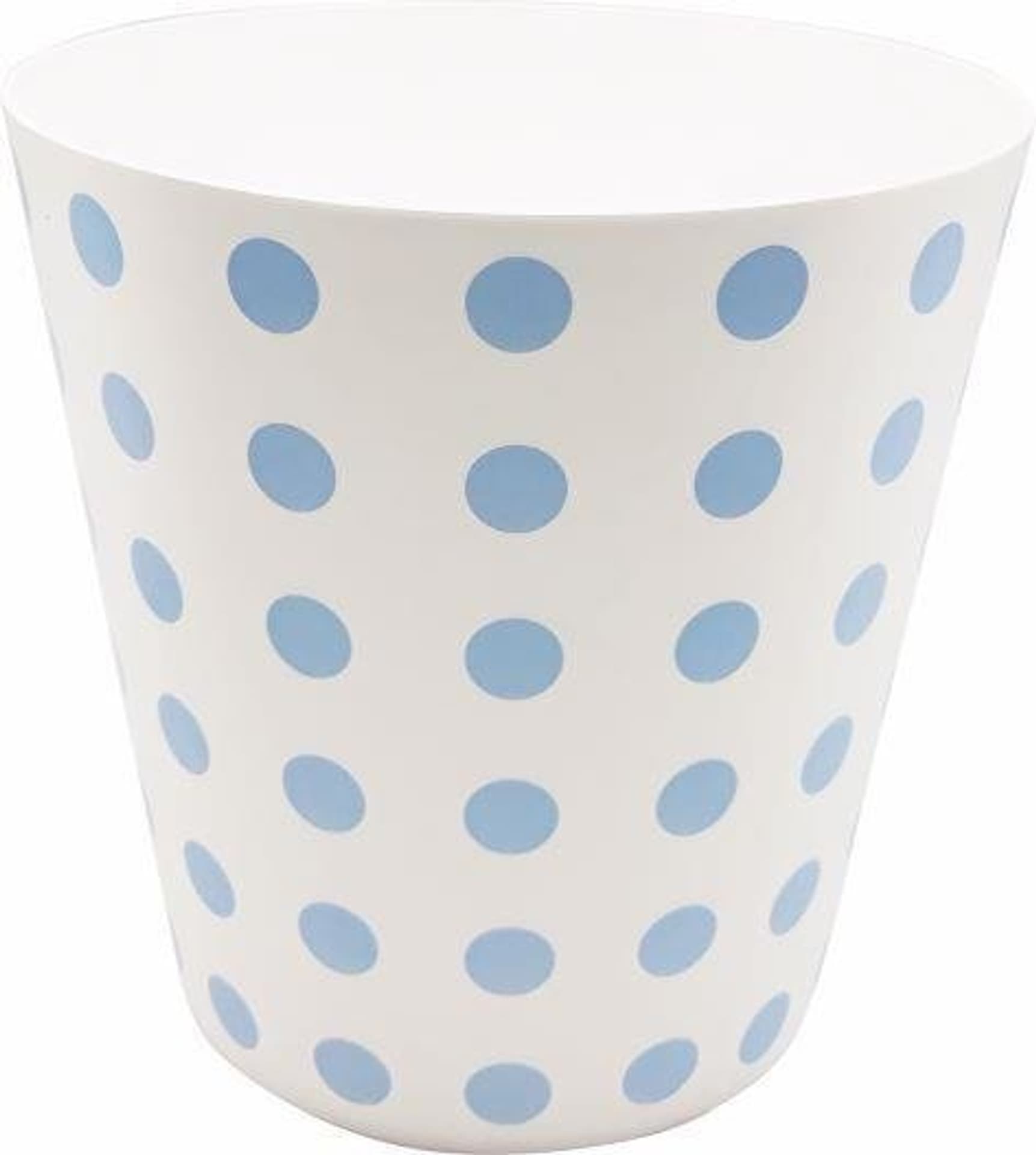 

Osłonka okrągła kropki niebieska (rozmiar 17cm)