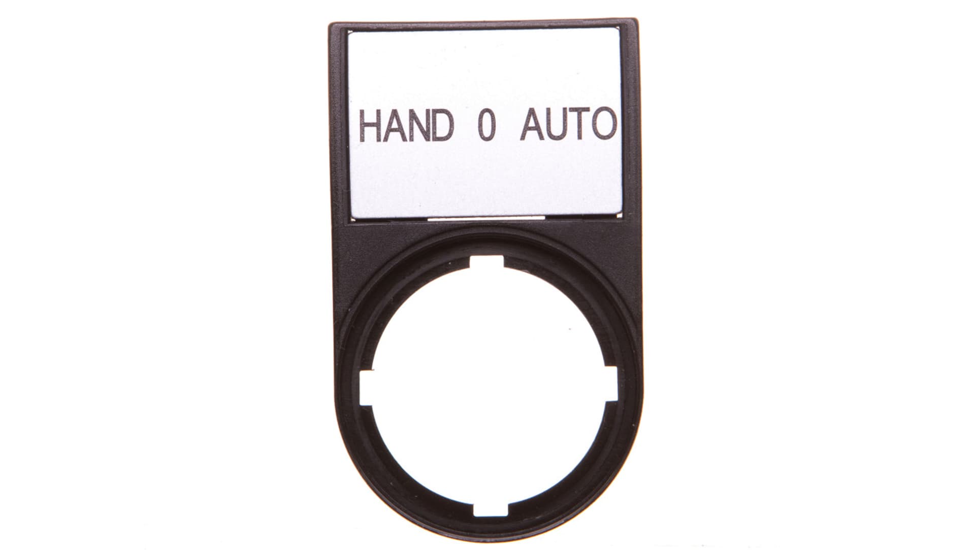 

Tabliczka opisowa HAND-0-AUTO 50x30mm czarna 22mm prostokątna M22S-ST-D12 216493