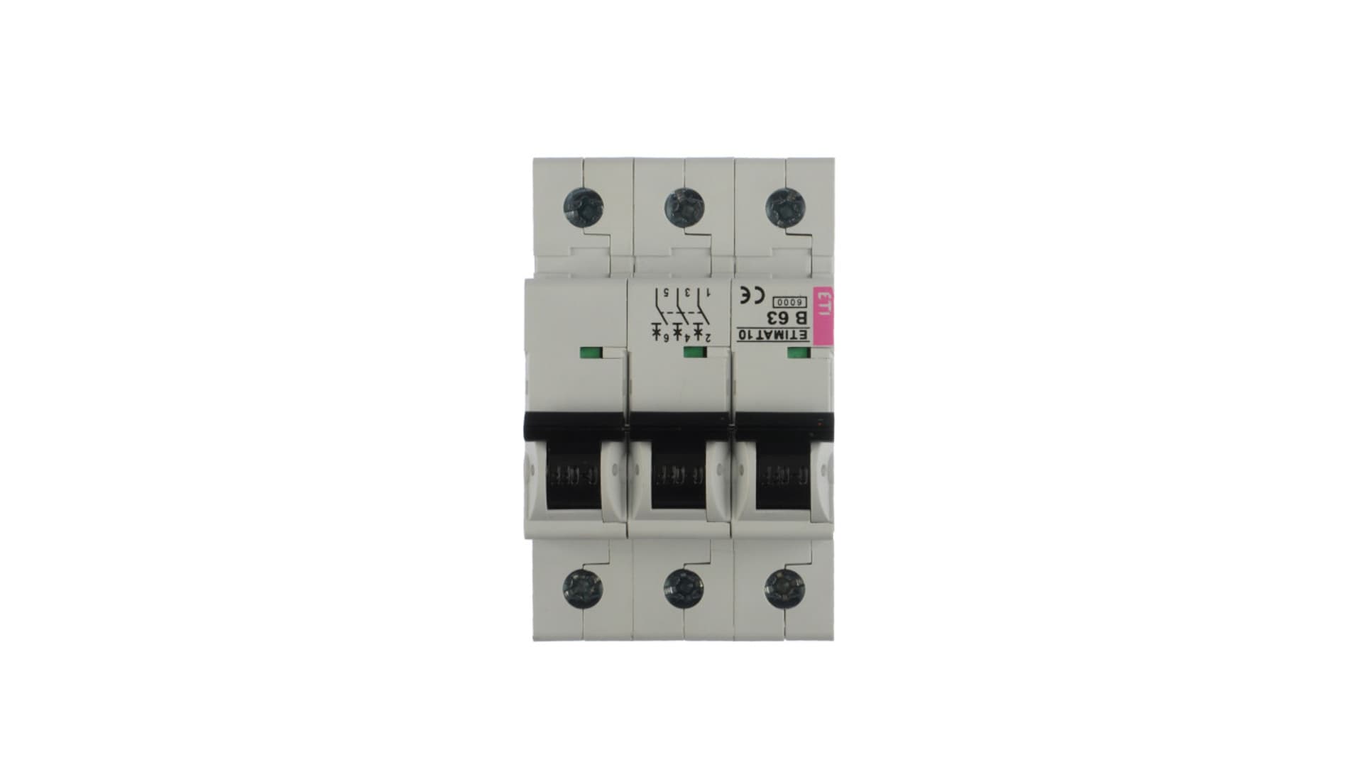 

Wyłącznik nadprądowy 3P B 63A 6kA AC ETIMAT10 002125722