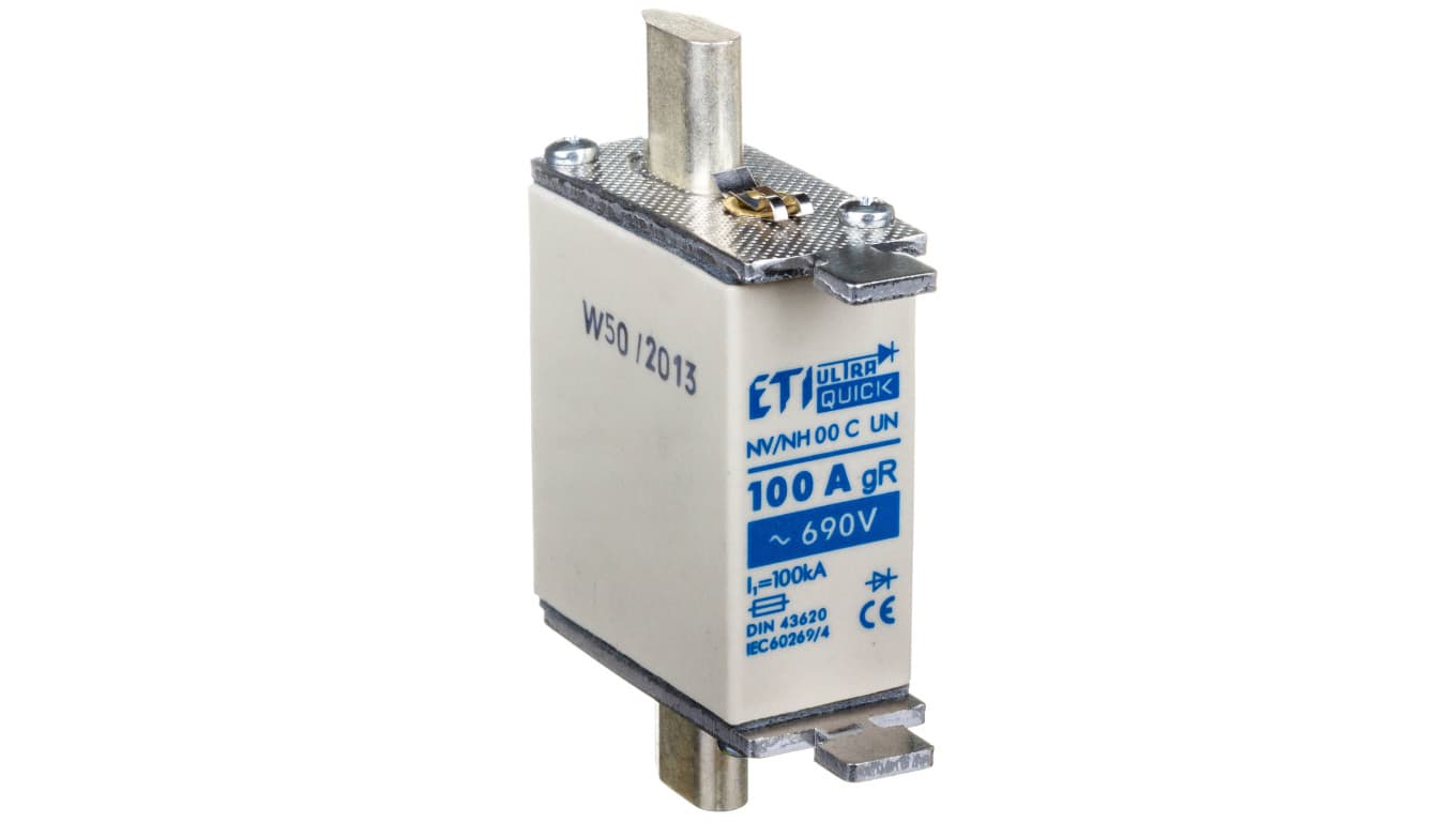 

Wkładka bezpiecznikowa NH000 100A gR 690V M00CUQ U-N 004331028