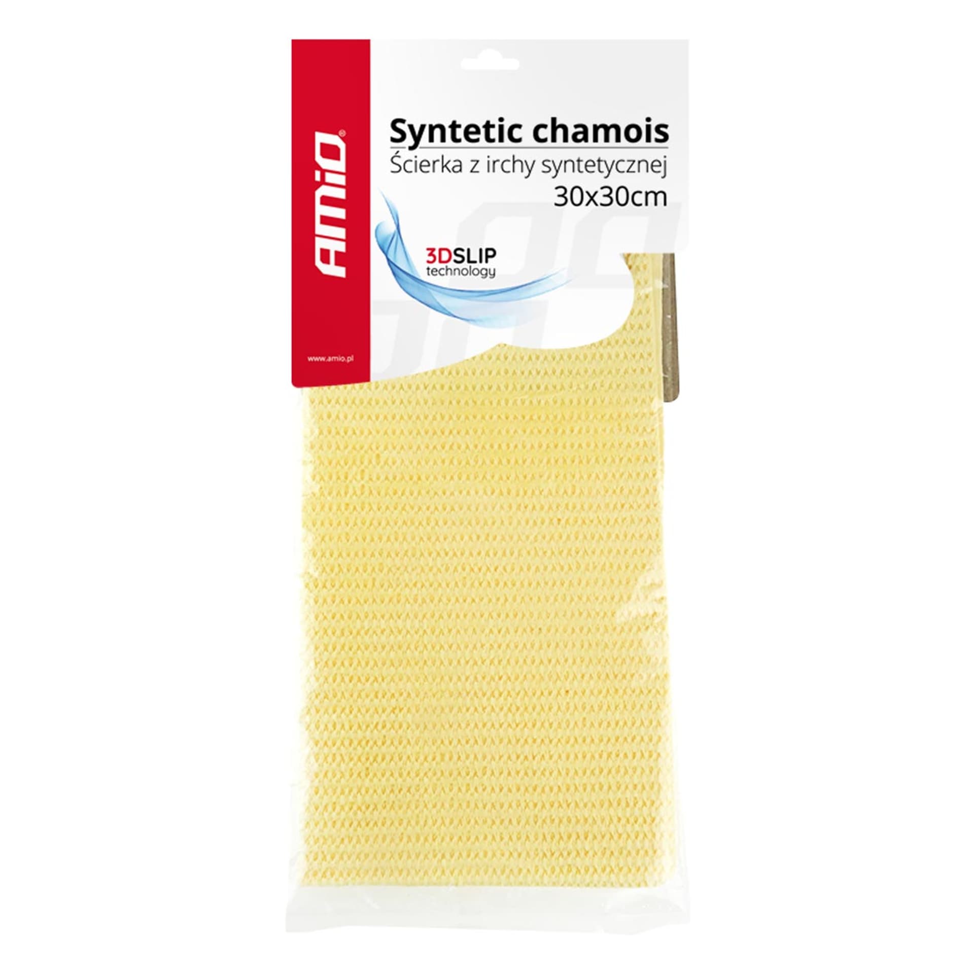 

Ściereczka z irchy syntetycznej z technologią poślizgową 3d 30x30cm