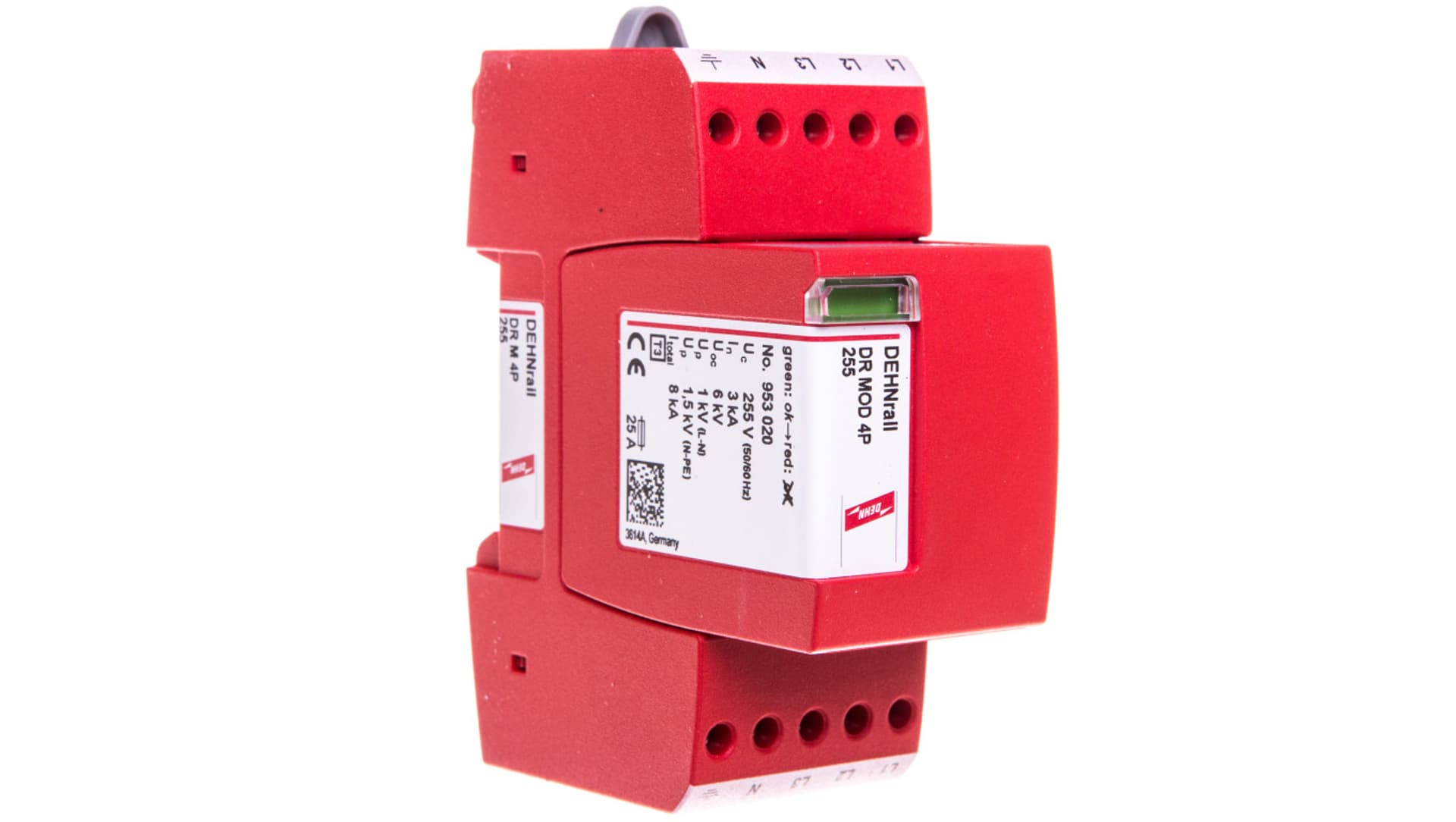 

Ogranicznik przepięć D Typ 3 4P 8kA 1,5kV DEHNrail M 4P 255 953400