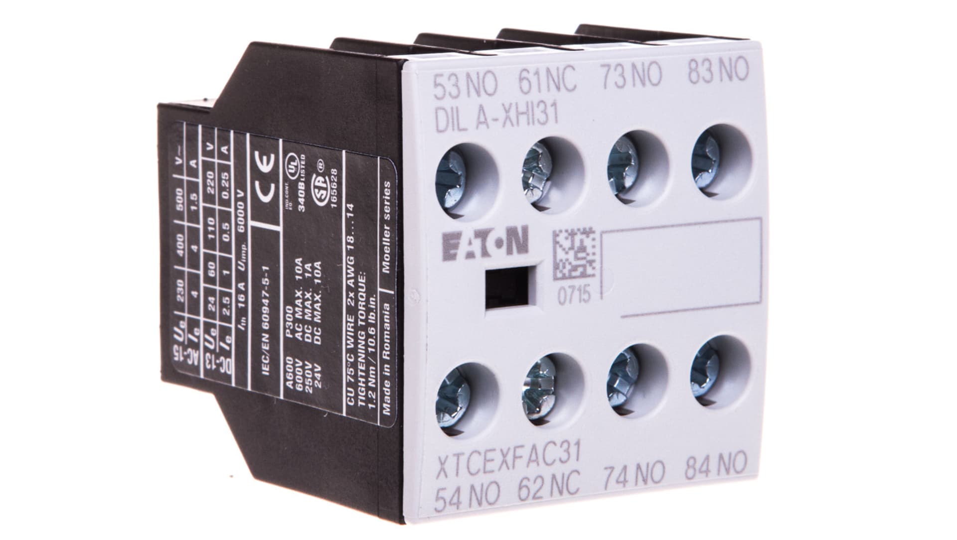 

Styk pomocniczy 3Z 1R montaż czołowy DILA-XHI31 276427