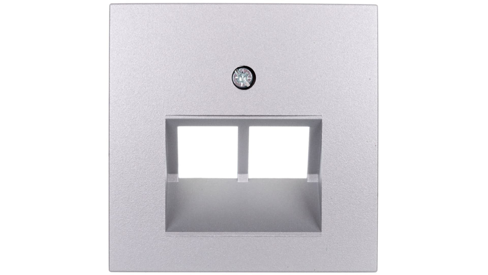 

Berker B1/B5/B7 GLAS Plakietka do gniazda teleinformatycznego UAE /RJ11, RJ45/ aluminium 14091404