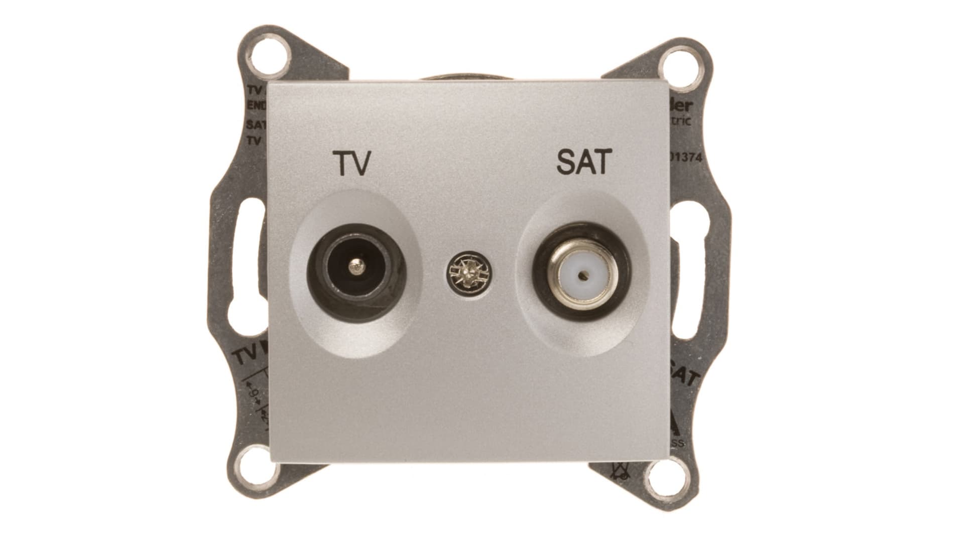 

Sedna Gniazdo antenowe TV/SAT końcowe aluminium SDN3401660