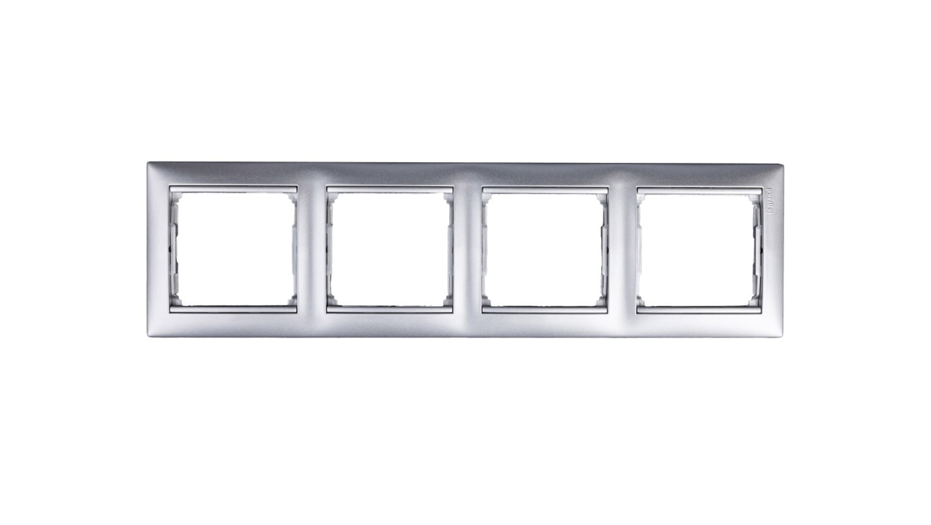 

VALENA Ramka poczwórna pozioma aluminium tworzywo 770154