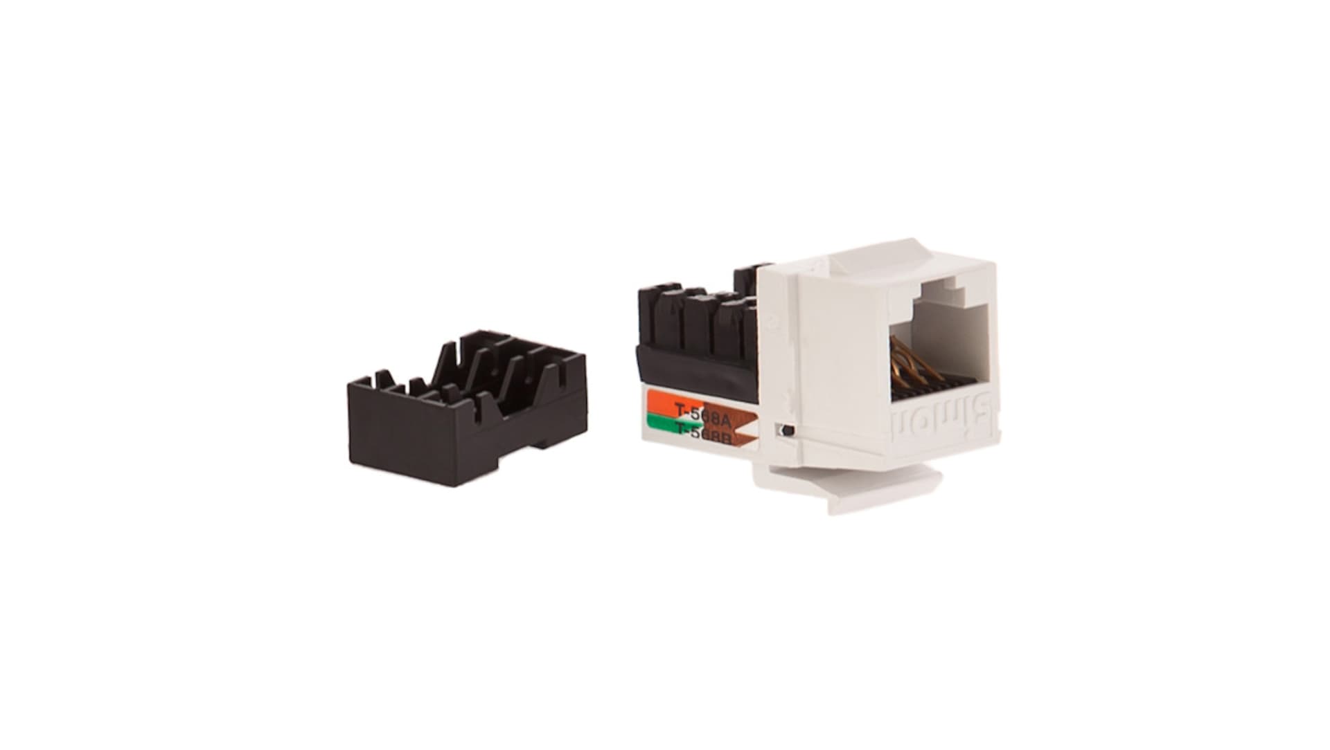 

Simon Connect Wkład gniazda komputerowego pojedynczy RJ45 kat.5e nieekranowany biały CJ545U