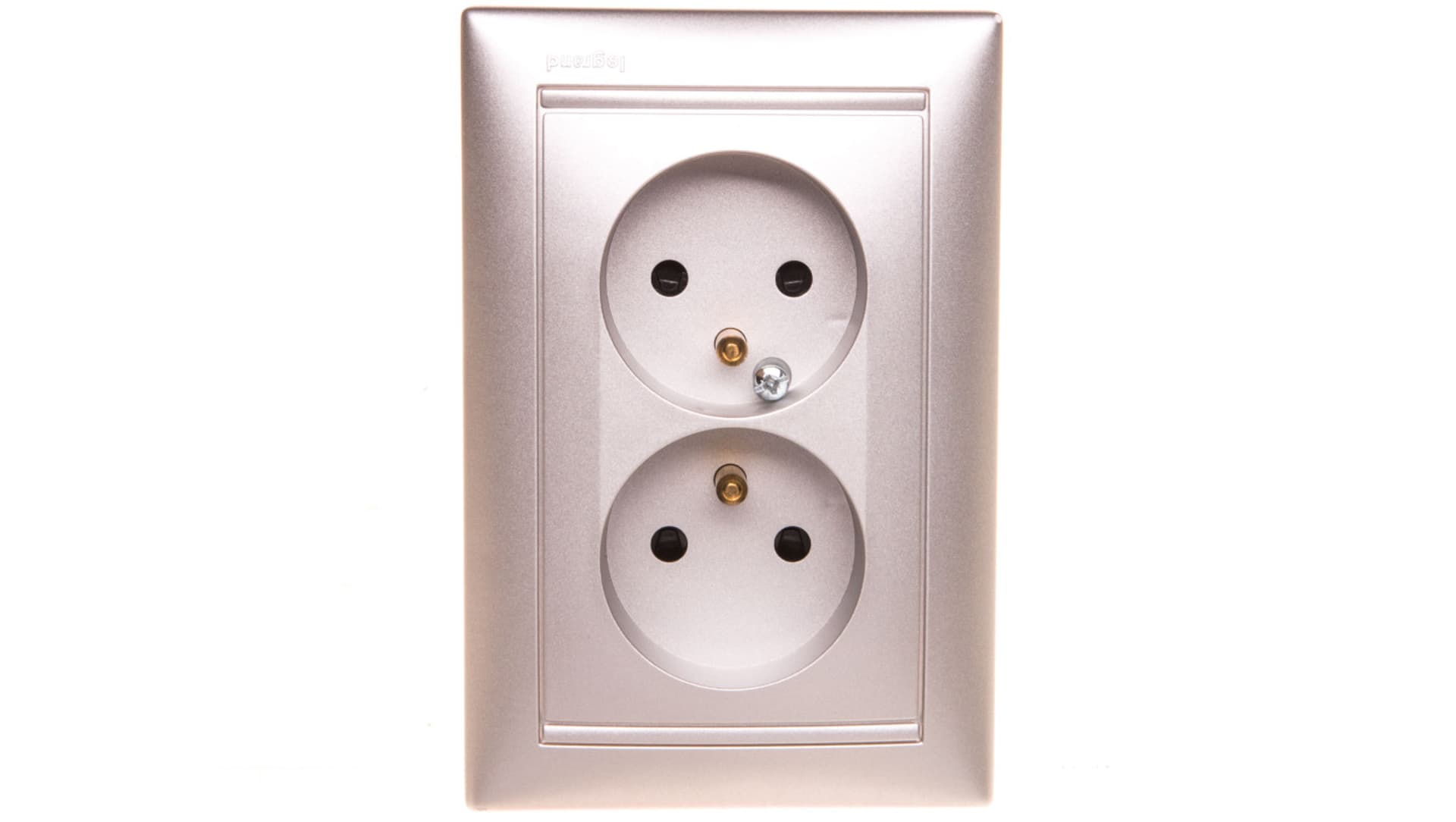 

VALENA Gniazdo podwójne z/u 16A IP20 aluminium 770277