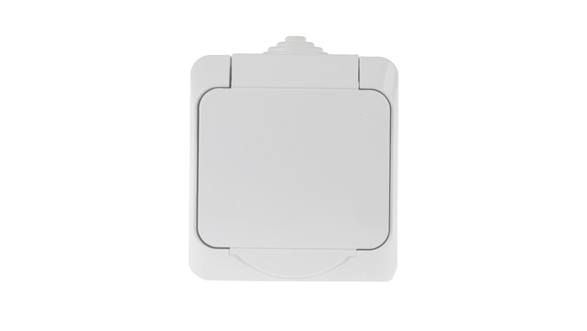 

Cedar Plus Gniazdo pojedyncze biały z/u 16A IP44 WDE000540