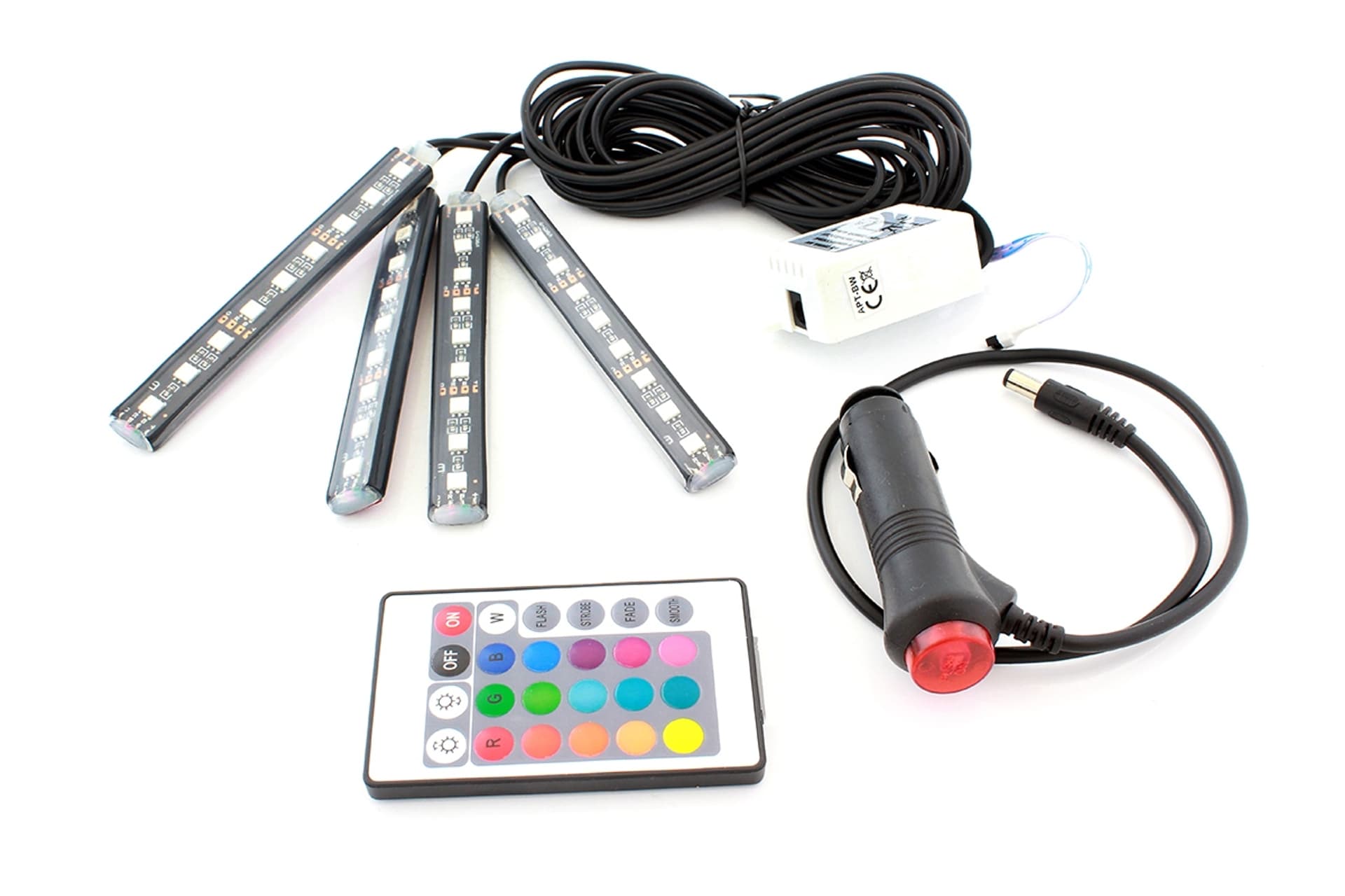 

ZD65A Oświetlenie wnętrza auta rgb4x9led