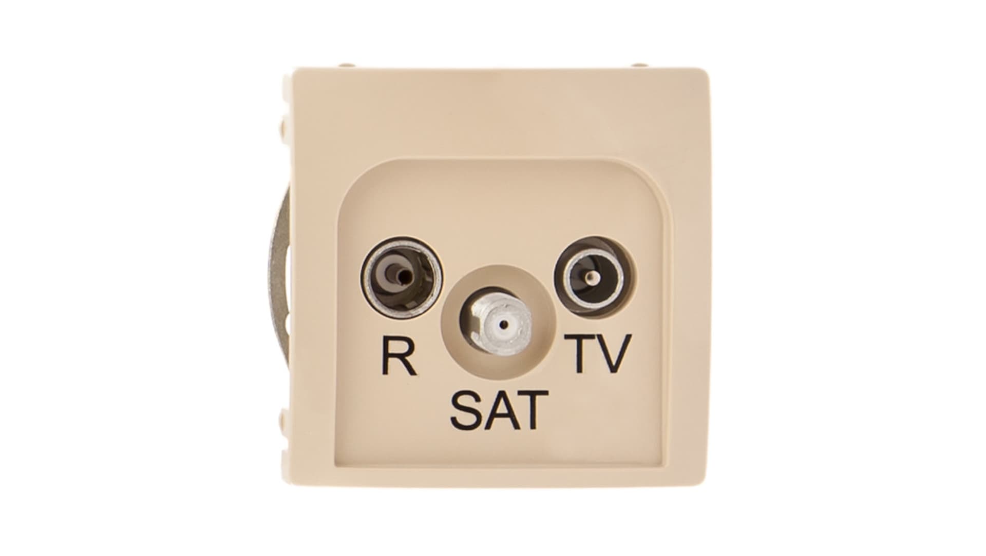 

Simon Basic Gniazdo antenowe RD/TV/SAT przelotowe beżowe BMZAR-SAT10/P.01/12