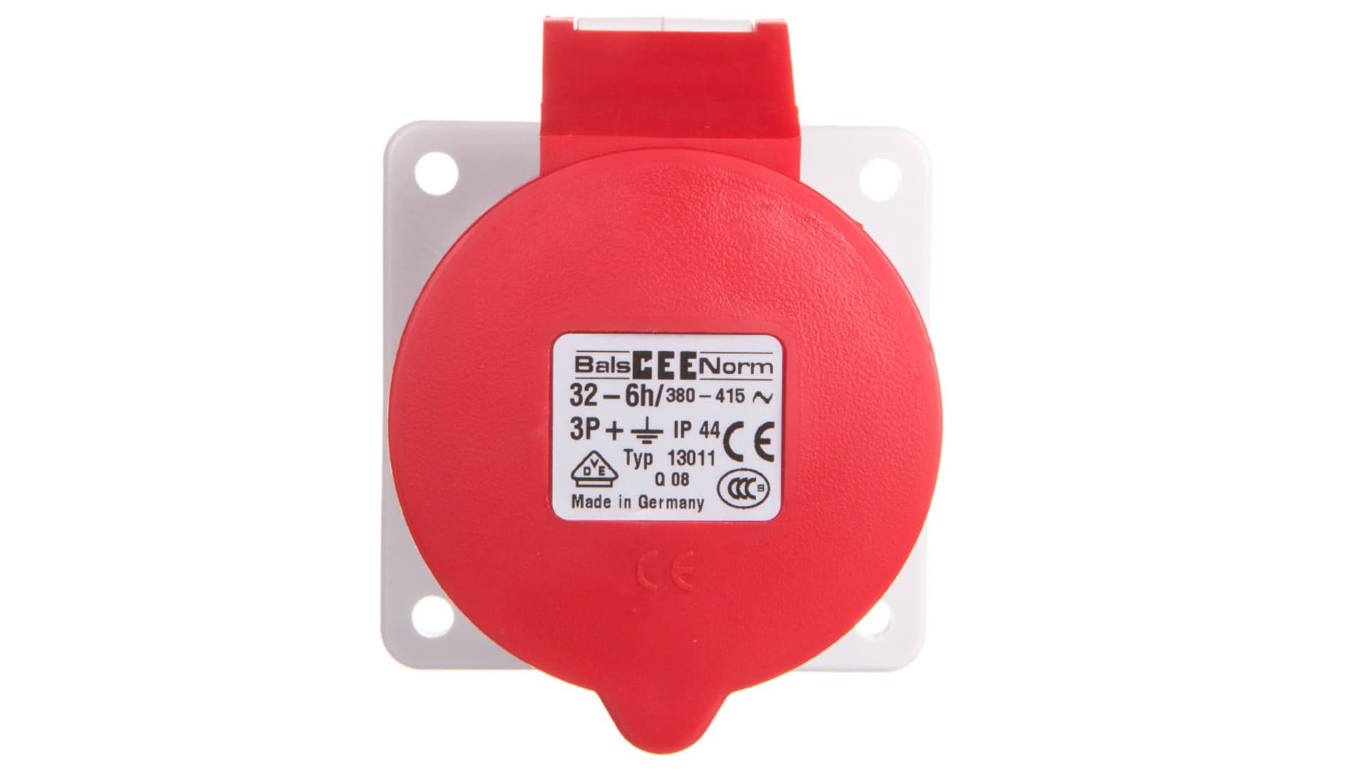 

Gniazdo tablicowe proste 32A 4p 400V 6h IP44 13011