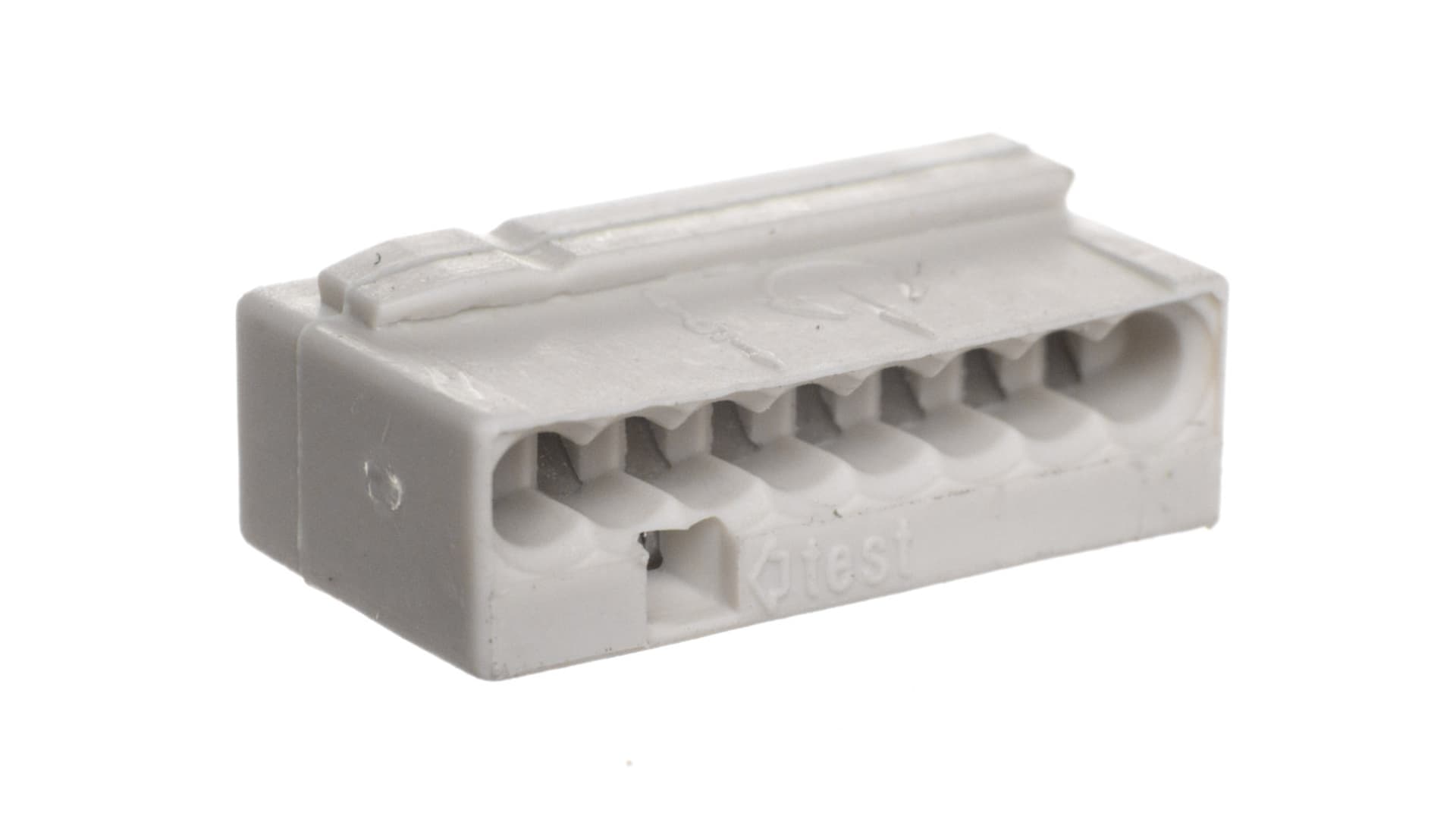 

Szybkozłączka do puszek instalacyjnych MIKRO 8x 0,6-0,8mm2 jasnoszara 243-308 /50szt./