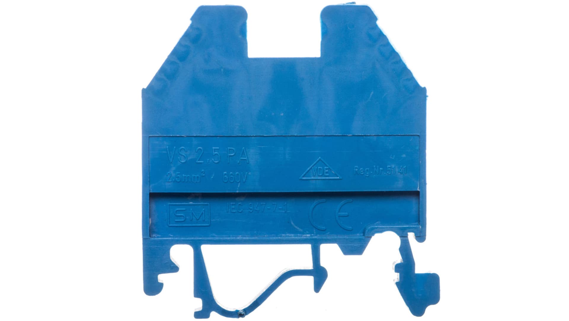 

Złączka szynowa gwintowa 2,5mm2 niebieska VS 2,5 PA N 003901001