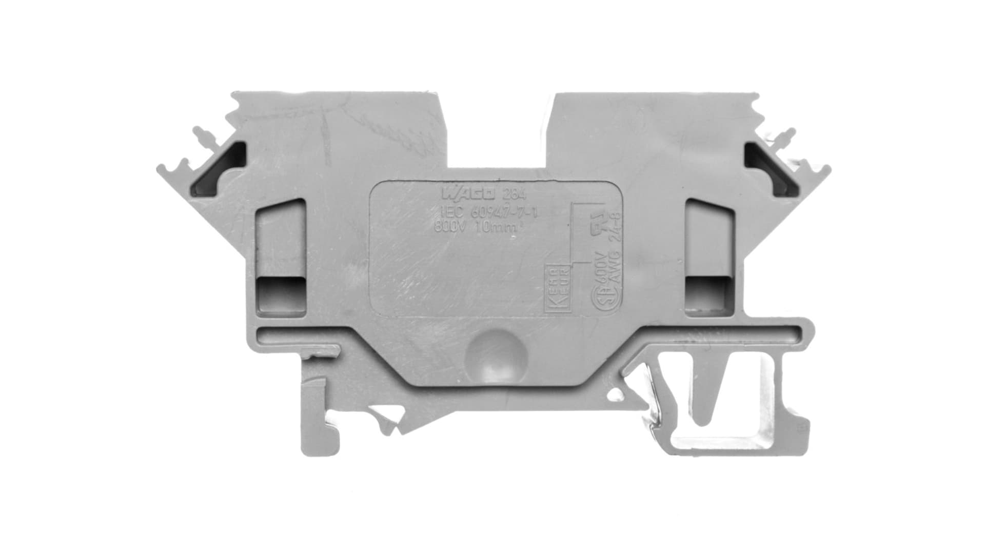 

Złączka szynowa 2-przewodowa 10mm2 szara 284-601