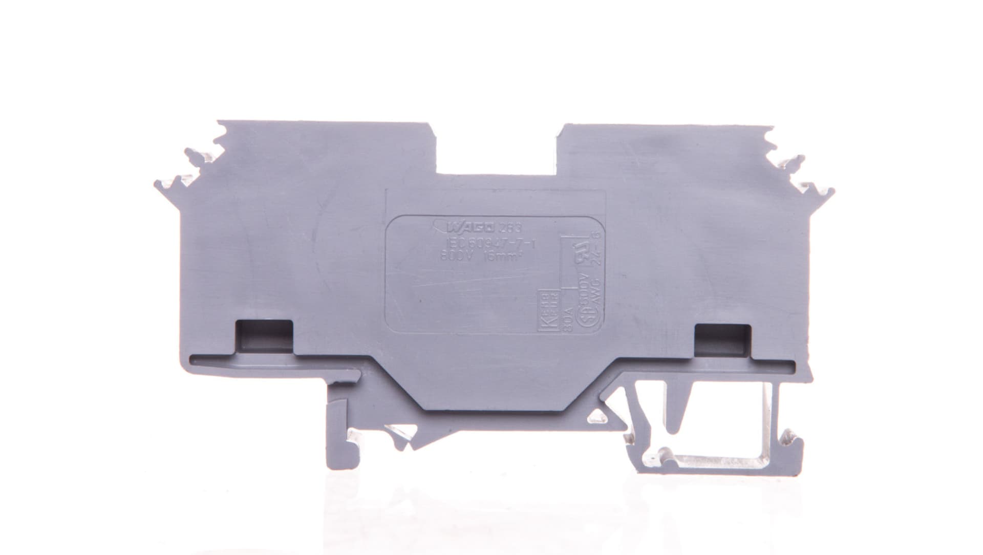 

Złączka szynowa 2-przewodowa 16mm2 szara 283-601
