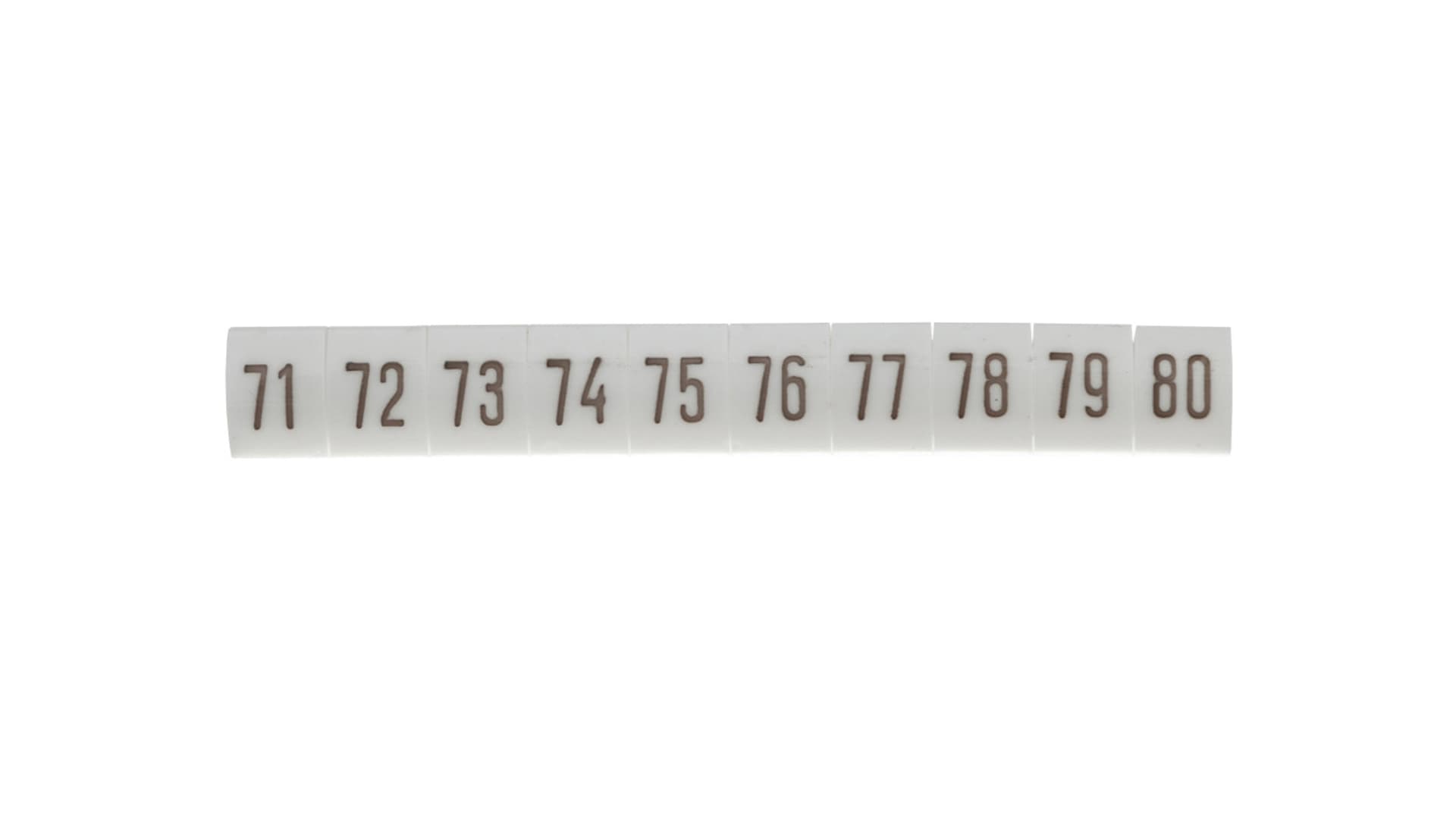 

Oznacznik biały DK2/Z5 /71-80/ 89300006 (100szt.)