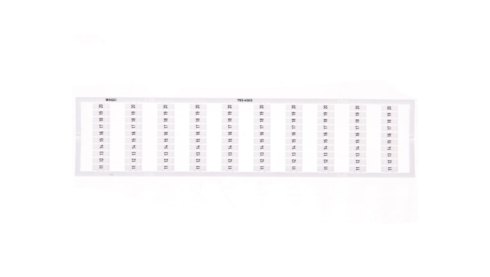 

Oznaczniki WMB 10x 11-20 793-4503 /5szt./