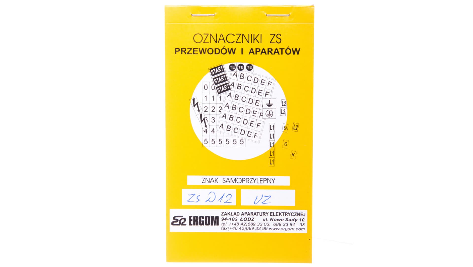 

Znaki samoprzylepne ZS D12/UZ E04ZP-02030402300