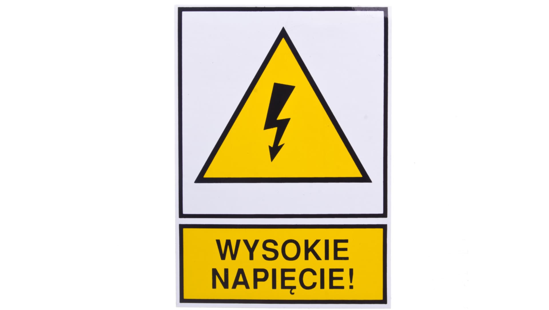 

Tabliczka /znak ostrzegawczy/ TZO 74X105S W.NAP. E04TZ-01011120300 /10szt./