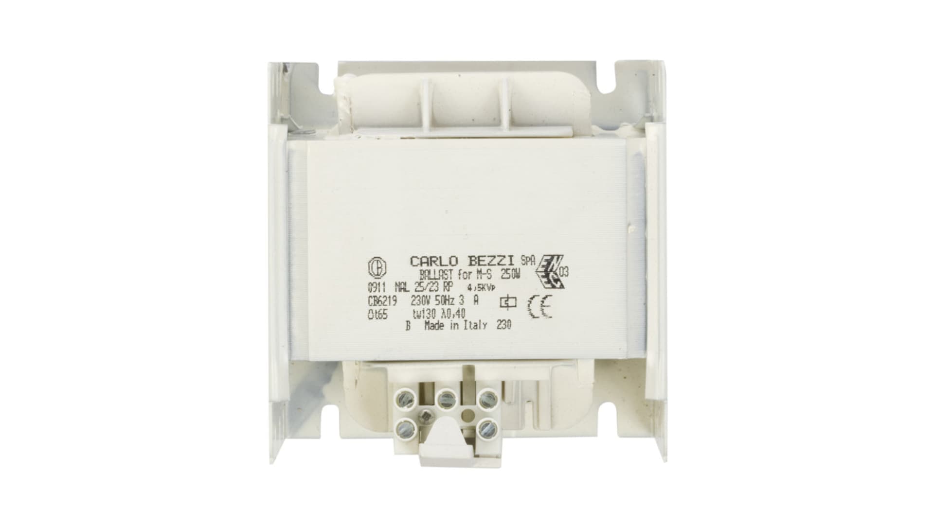 

Statecznik do lamp wyładowczych 250W z ochroną termiczną NAL25/23NP