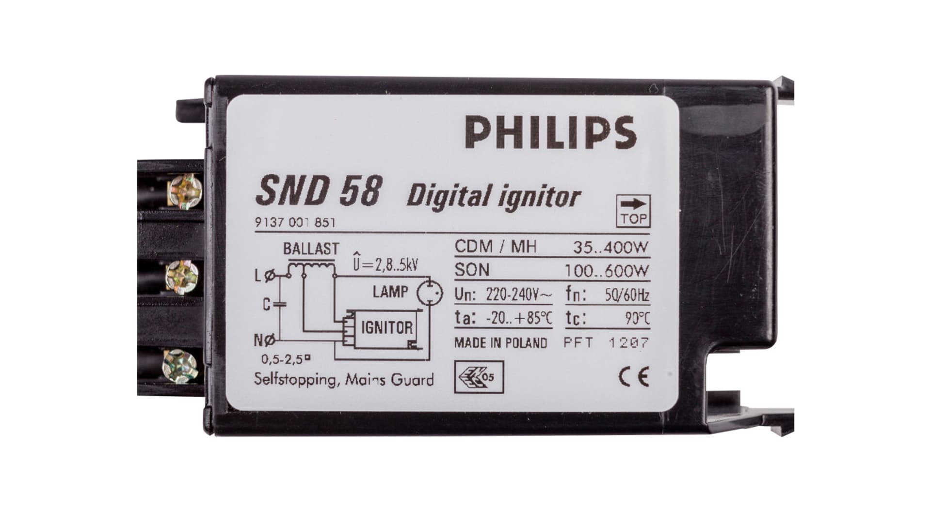 

Zapłonnik 35-600W SND58 8711500930682