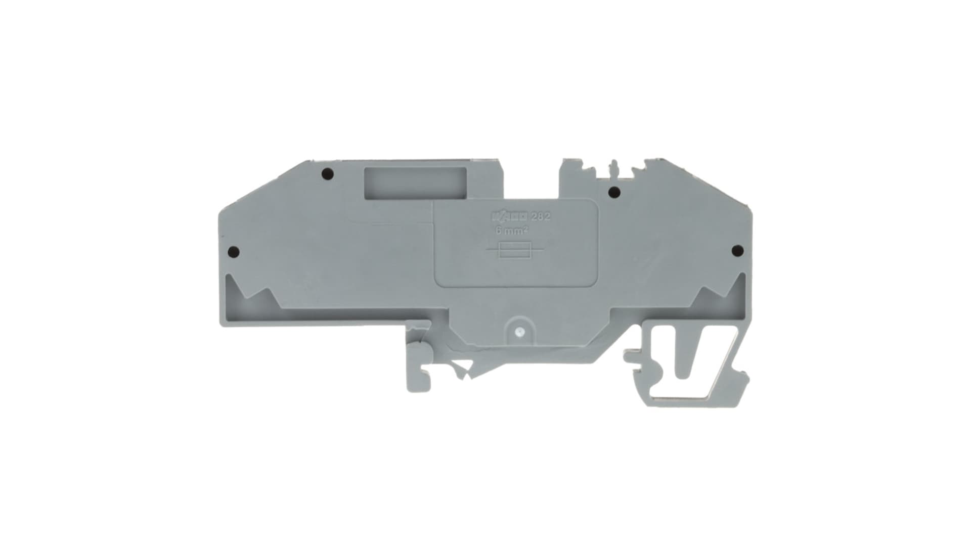 

Złączka bezpiecznikowa 6mm2 szara 25A bezpiecznik płaski DIN 35mm 282-696