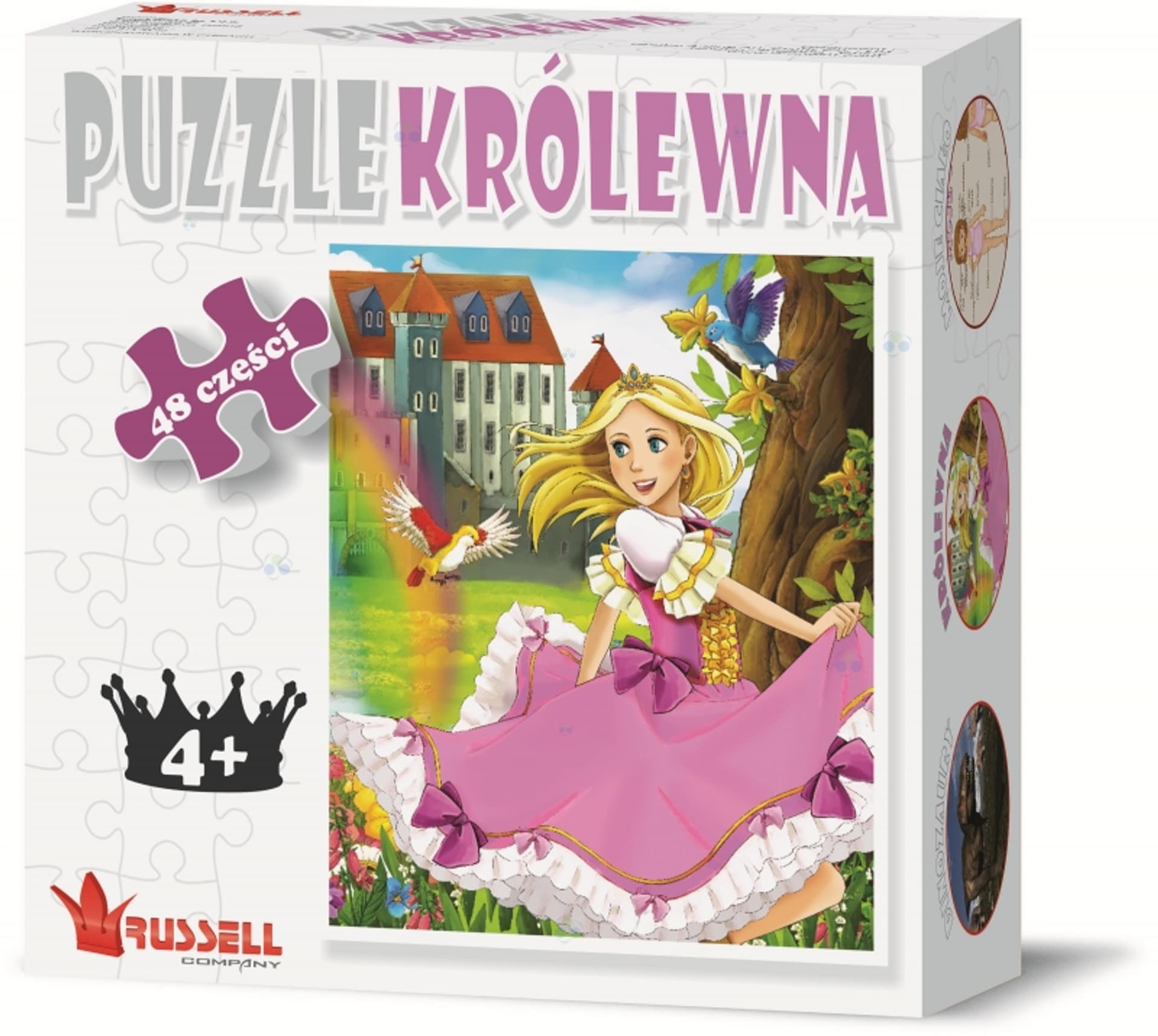 

PUZZLE EDUKACYJNE 48 EL. KRÓLEWNA