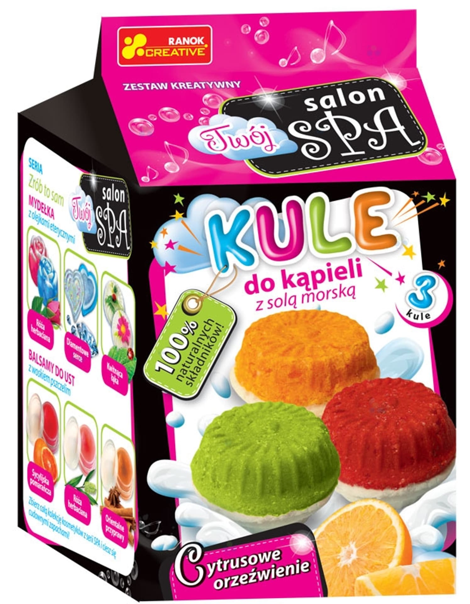 

ZRÓB TO SAM KULE DO KĄPIELI CYTRUSOWE ORZEŹWIENIE