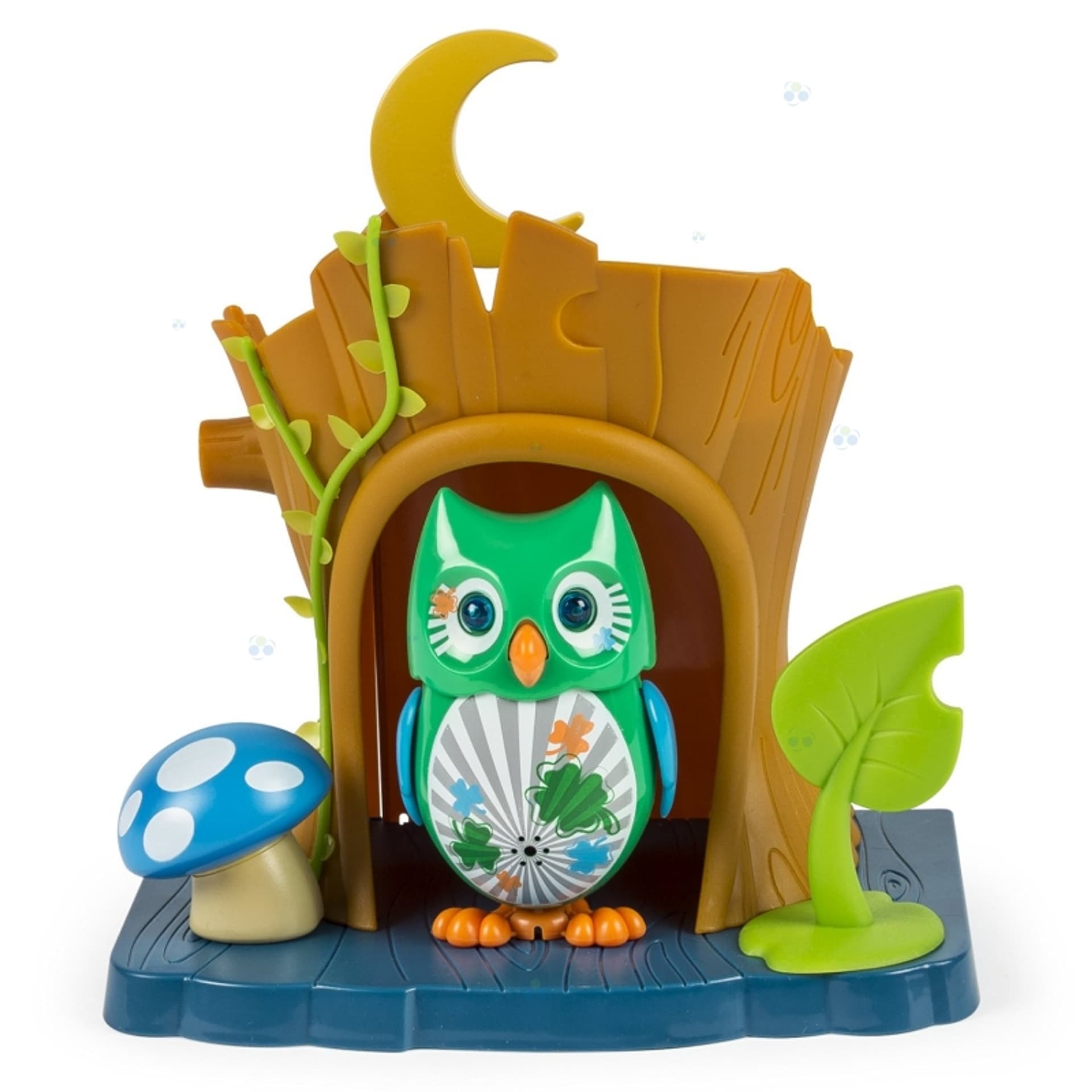 

DIGIOWLS ŚPIEWAJĄCA SÓWKA W DZIUPLI ZIELONA Z GRZYBEM